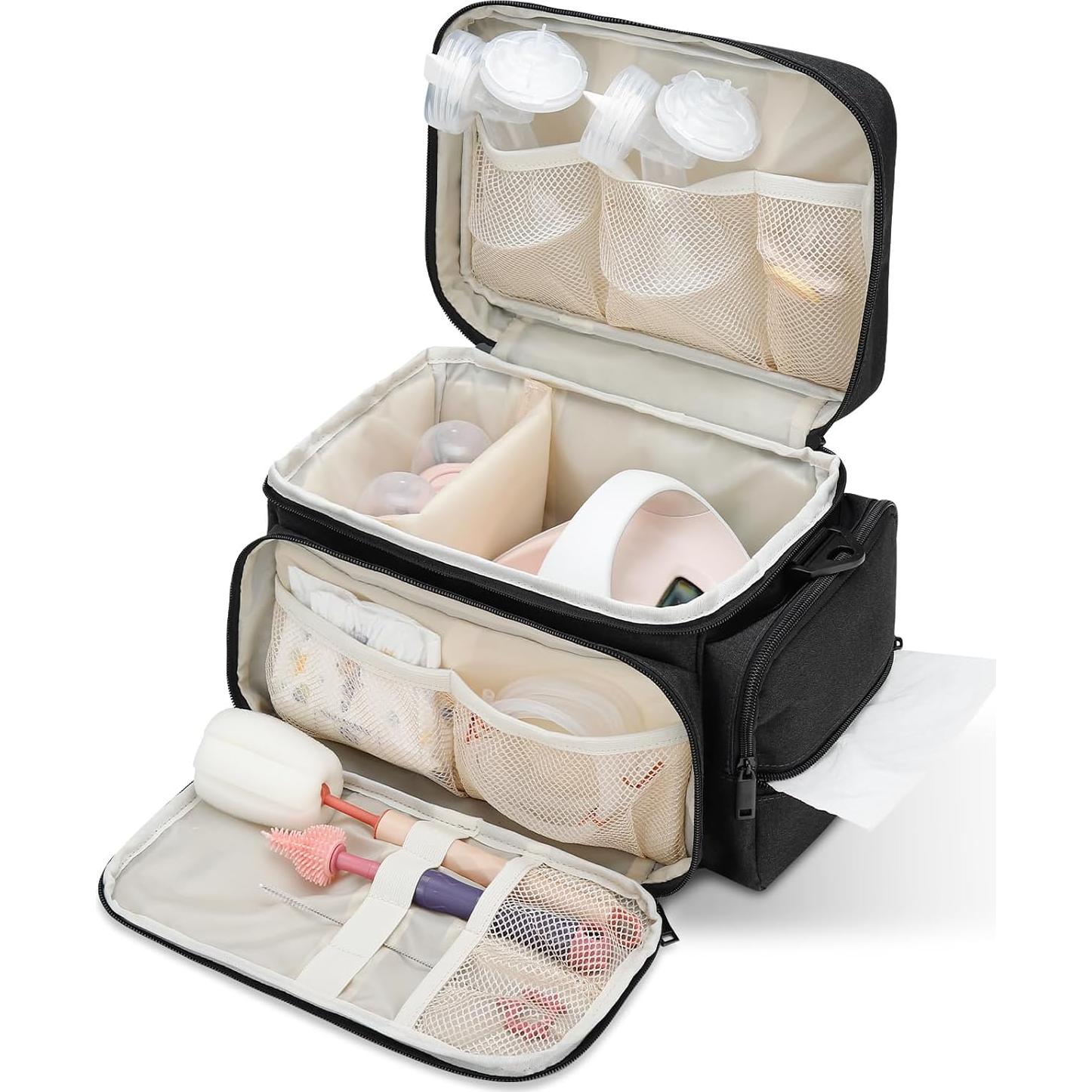 Bolsa para extractor de leche Spectra S1/S2 - Negro, impermeable