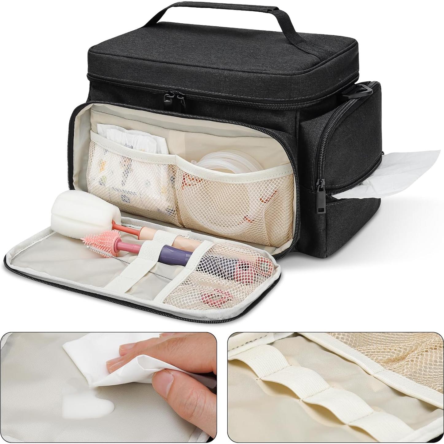 Bolsa para extractor de leche Spectra S1/S2 - Negro, impermeable