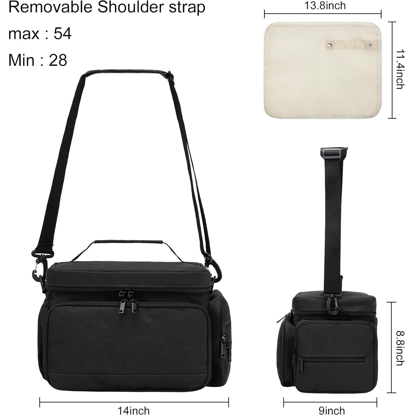 Bolsa para extractor de leche Spectra S1/S2 - Negro, impermeable