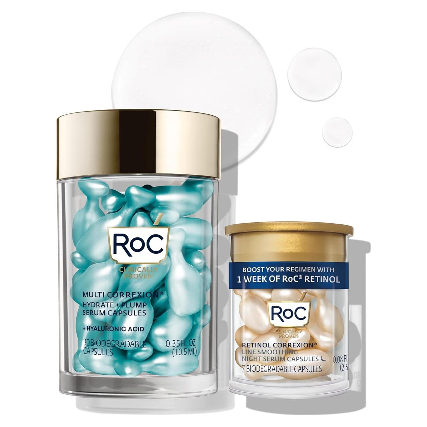 Cápsulas de Suero Nocturno RoC Ácido Hialurónico 30 CT