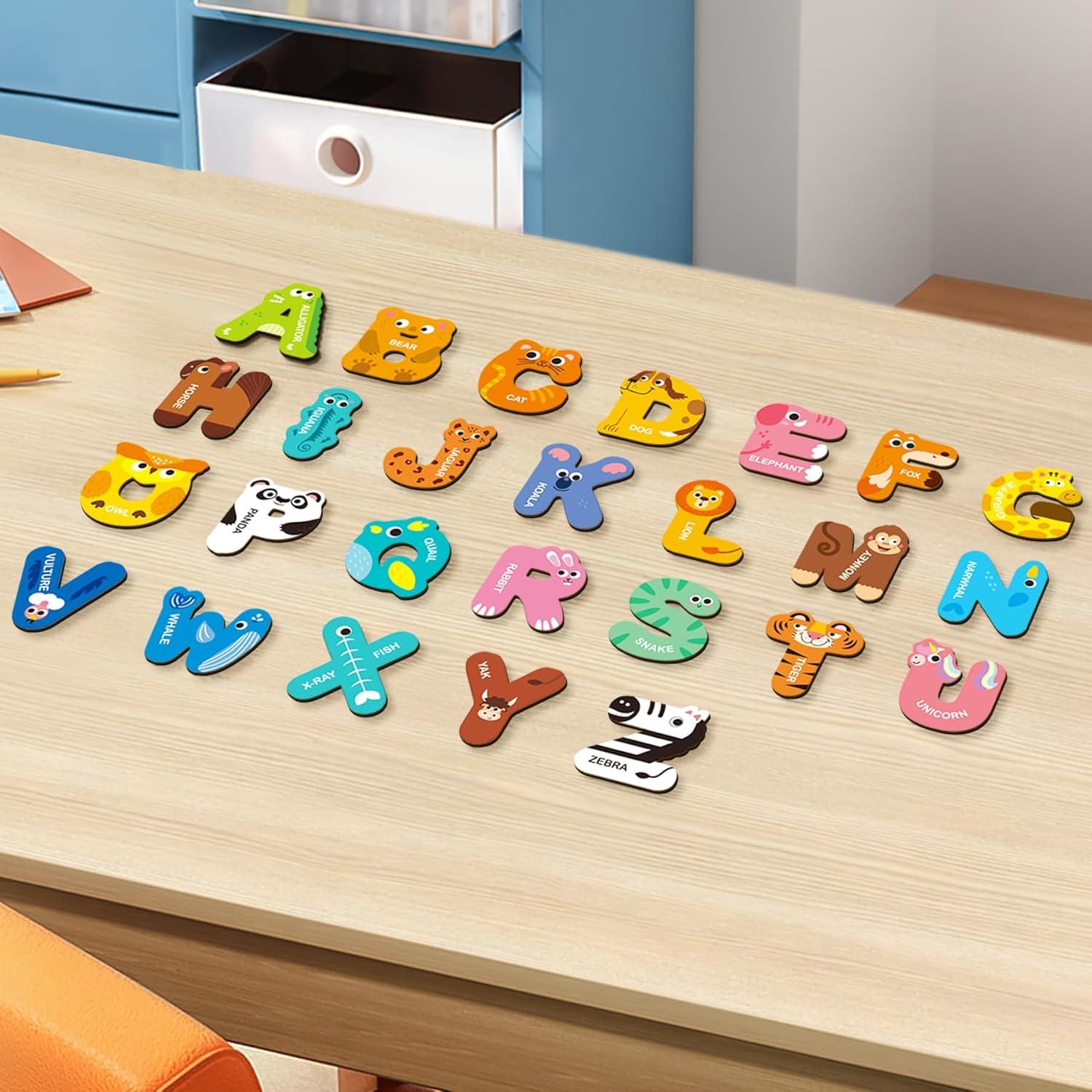 26 Imán de Letras Mayúsculas ArRuKi KIDS para Niños