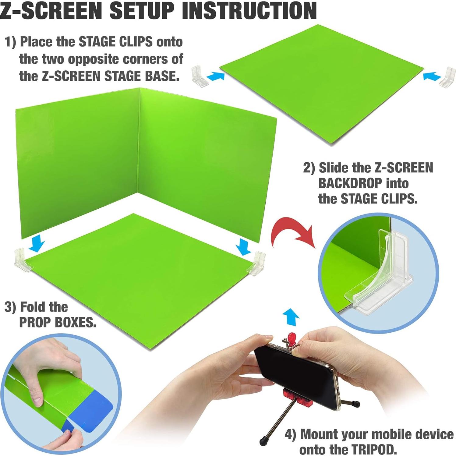 StikBot Zanimation Studio con Caballo y Soporte - 427g