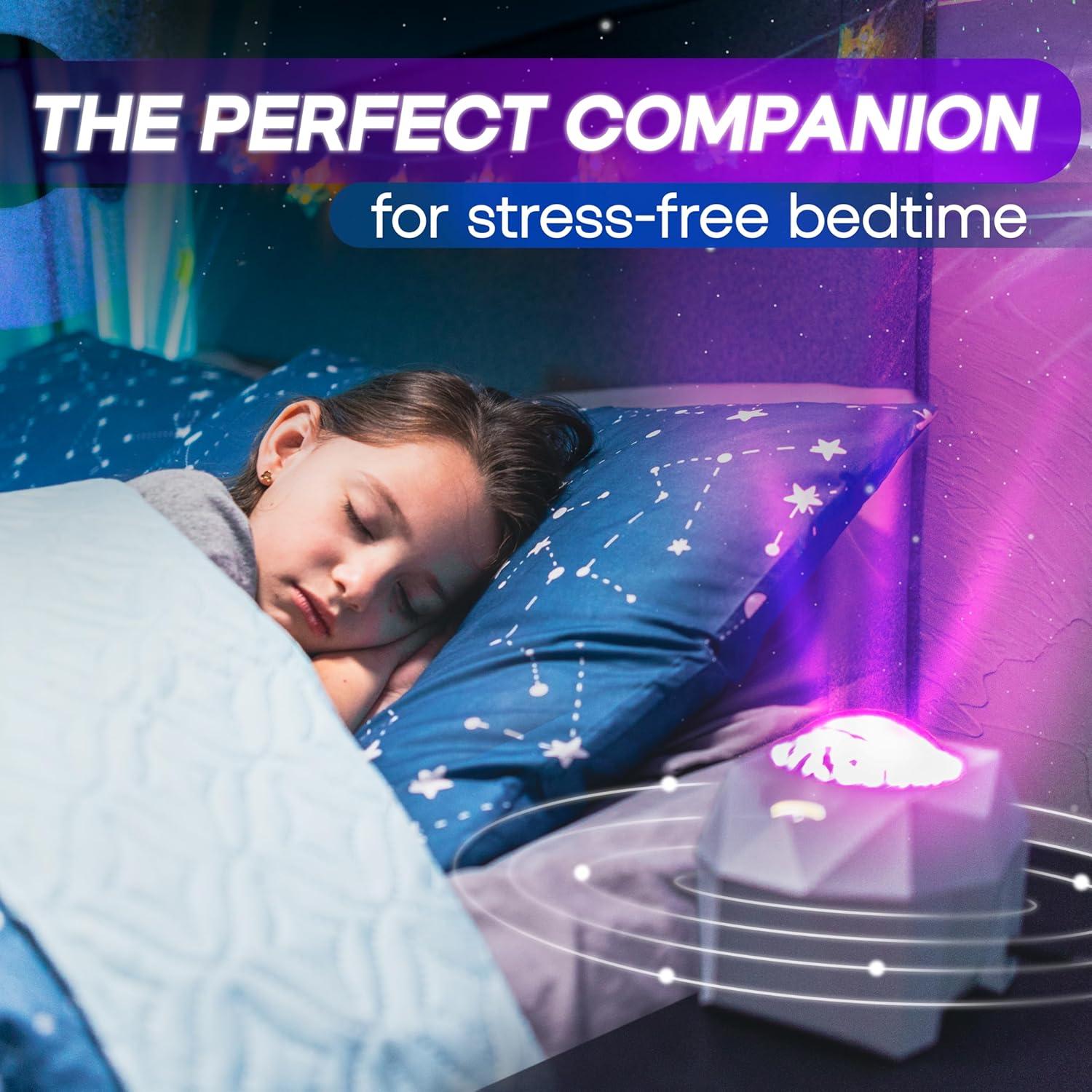 Proyector de Luz Galáctica Cosmocast - Aurora Boreal y Luna