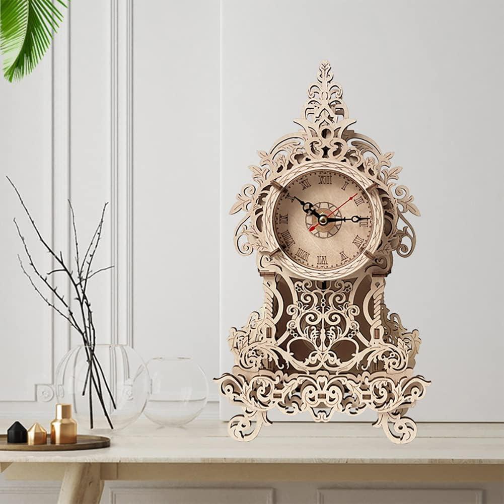 Rompecabezas de Reloj de Madera 3D DIY - T707d