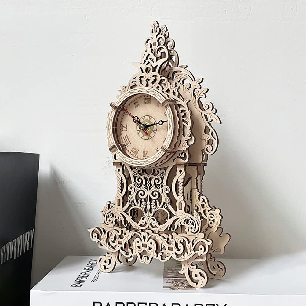 Rompecabezas de Reloj de Madera 3D DIY - T707d