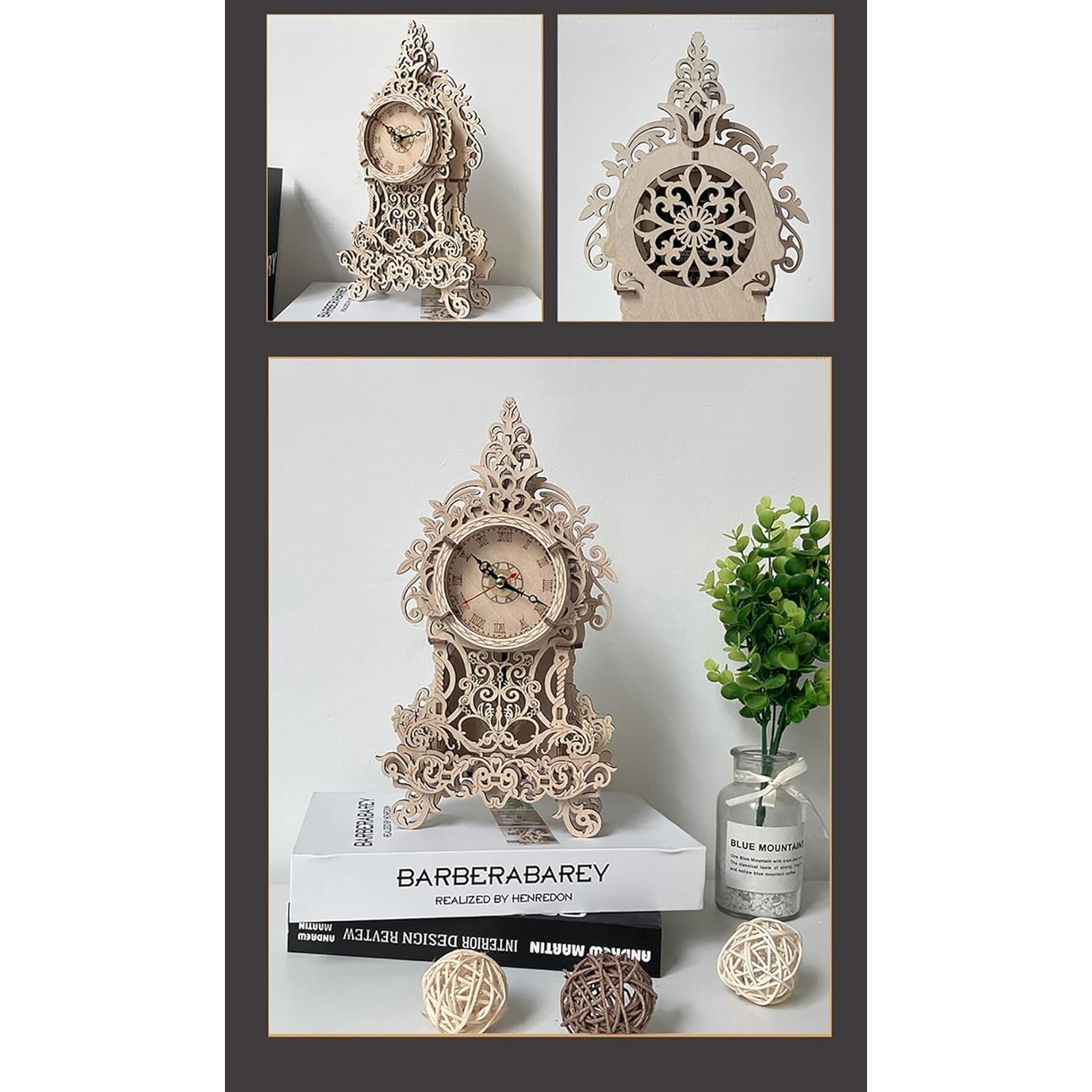 Rompecabezas de Reloj de Madera 3D DIY - T707d