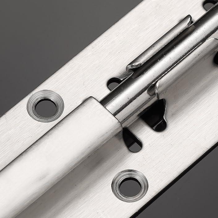 Paquete de 20 Pestillos de Barril QWAQi 7.62 cm Acero Inoxidable