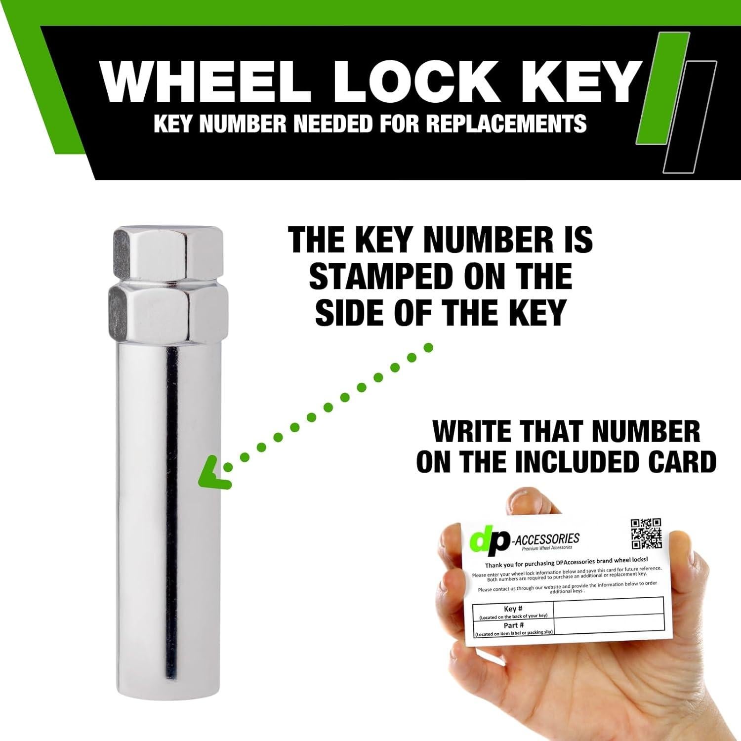 Tuercas de Seguridad DPAccessories M12x1.50 Cromadas - Juego 4