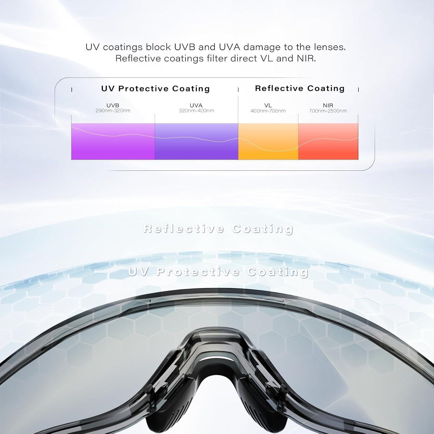 Gafas de sol fotocromáticas GONTSAM UV400 para ciclismo y deportes