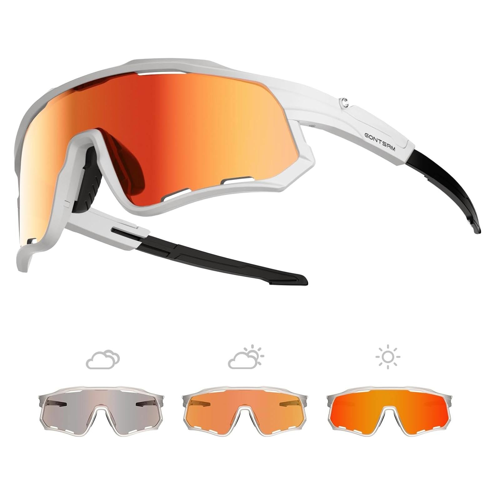 Gafas de Ciclismo Polarizadas TAC con Efecto Fotoquímico UV400