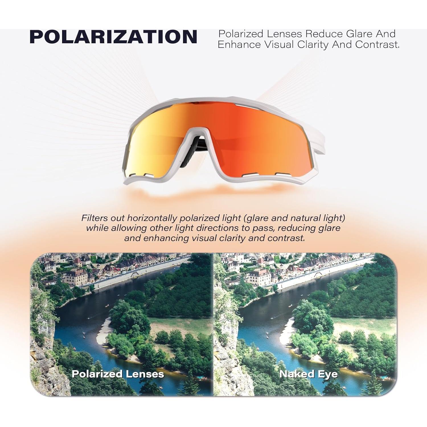 Gafas de Ciclismo Polarizadas TAC con Efecto Fotoquímico UV400