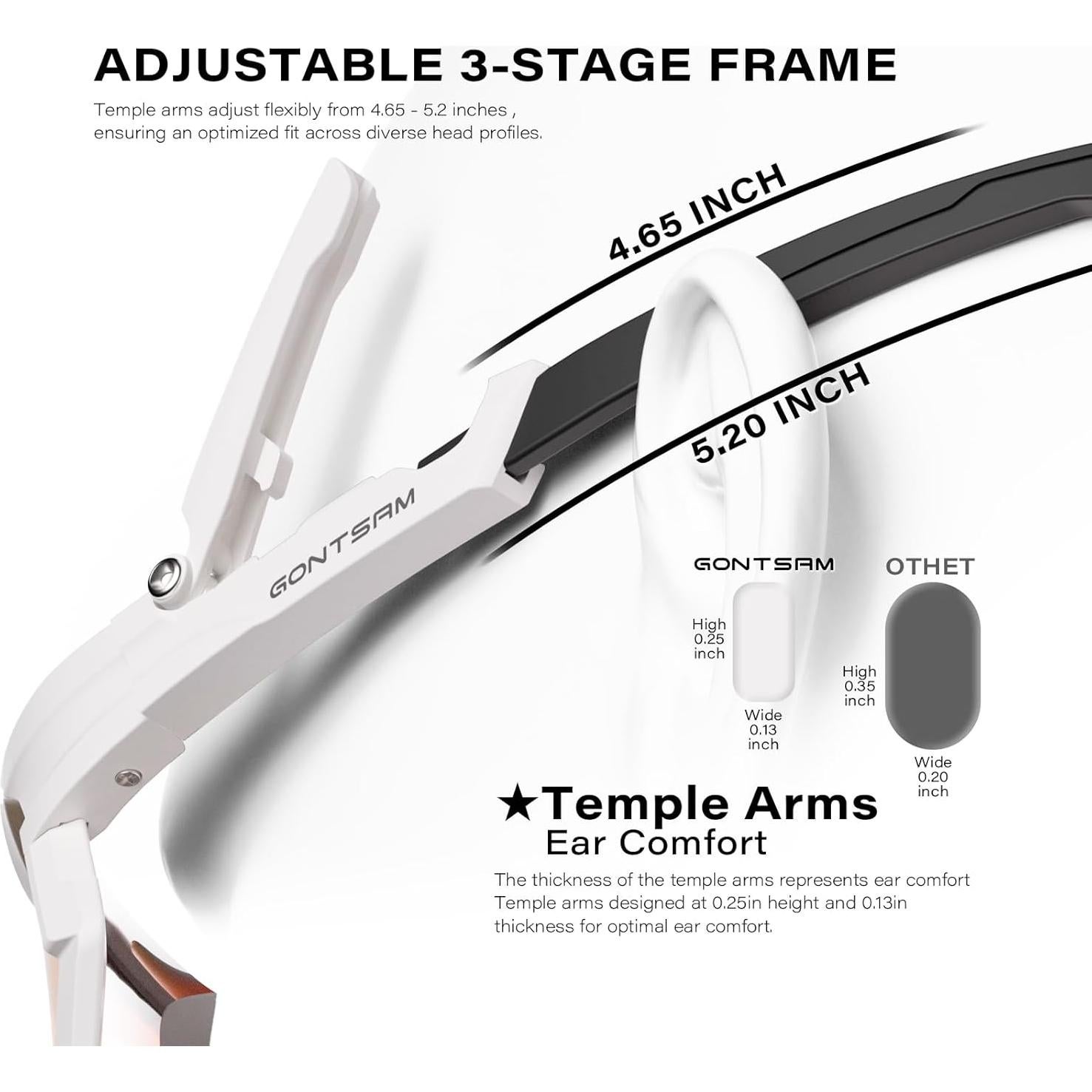 Gafas de Ciclismo Polarizadas TAC con Efecto Fotoquímico UV400