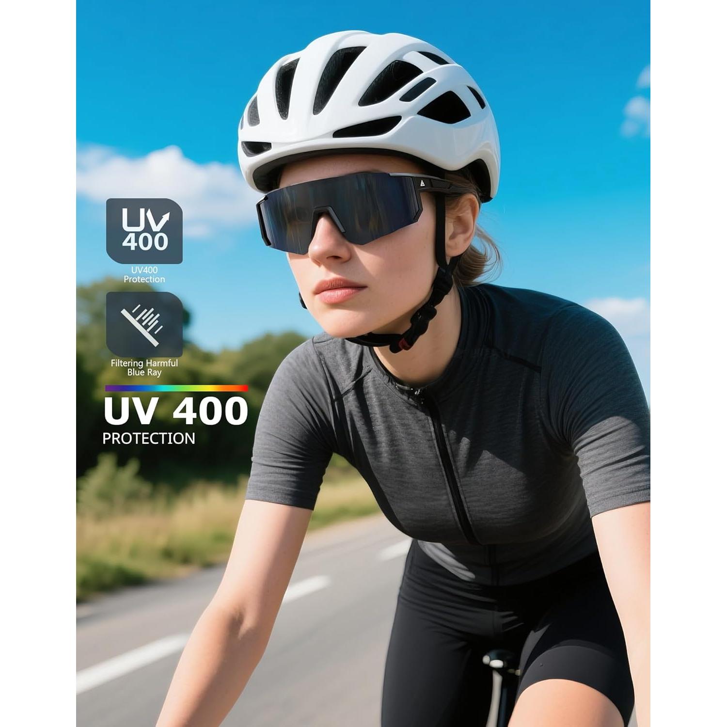 Gafas de Sol Polarizadas KALIYADI UV400 para Correr y Ciclismo