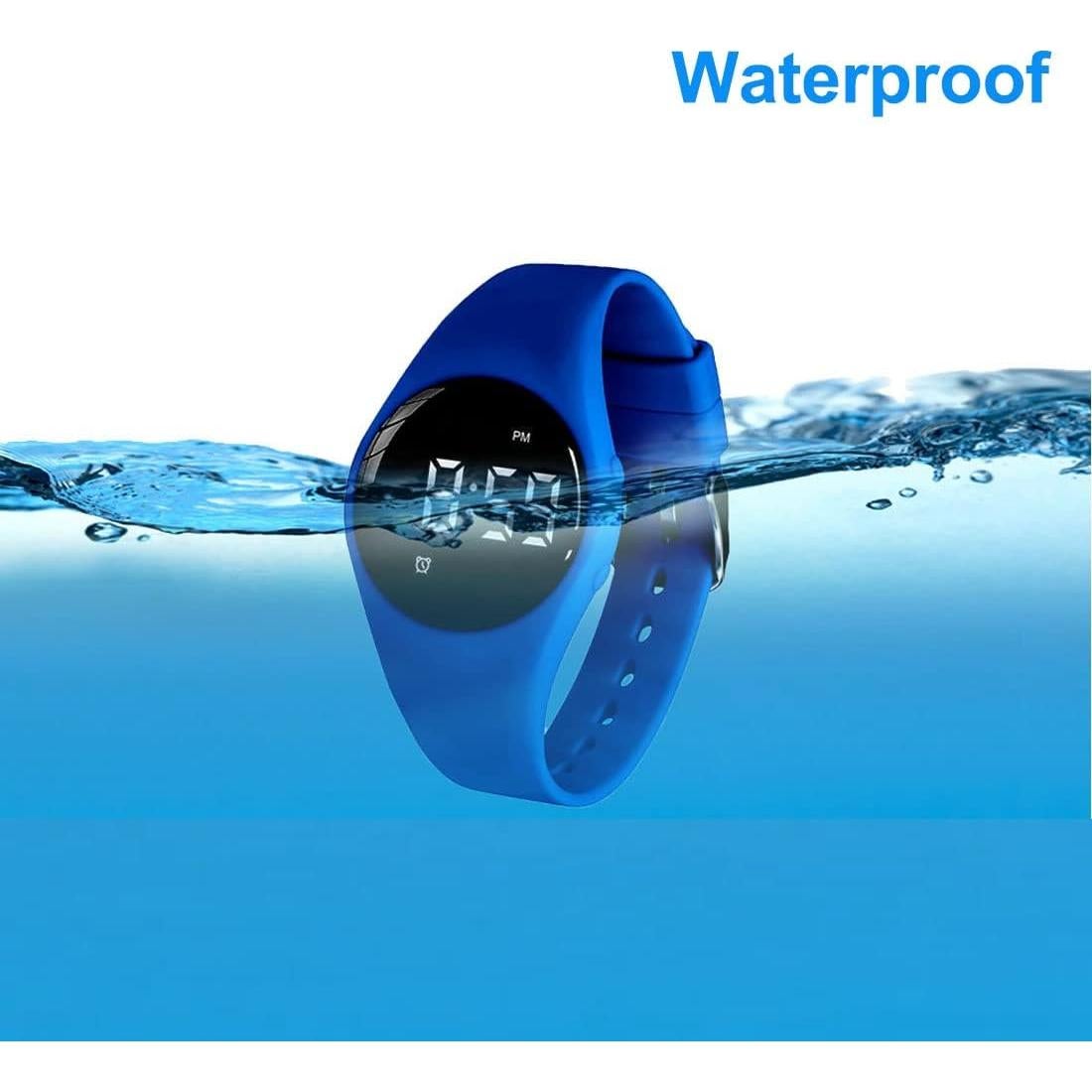 Reloj de Alarma Vibrante e-vibra Negro Impermeable 30m