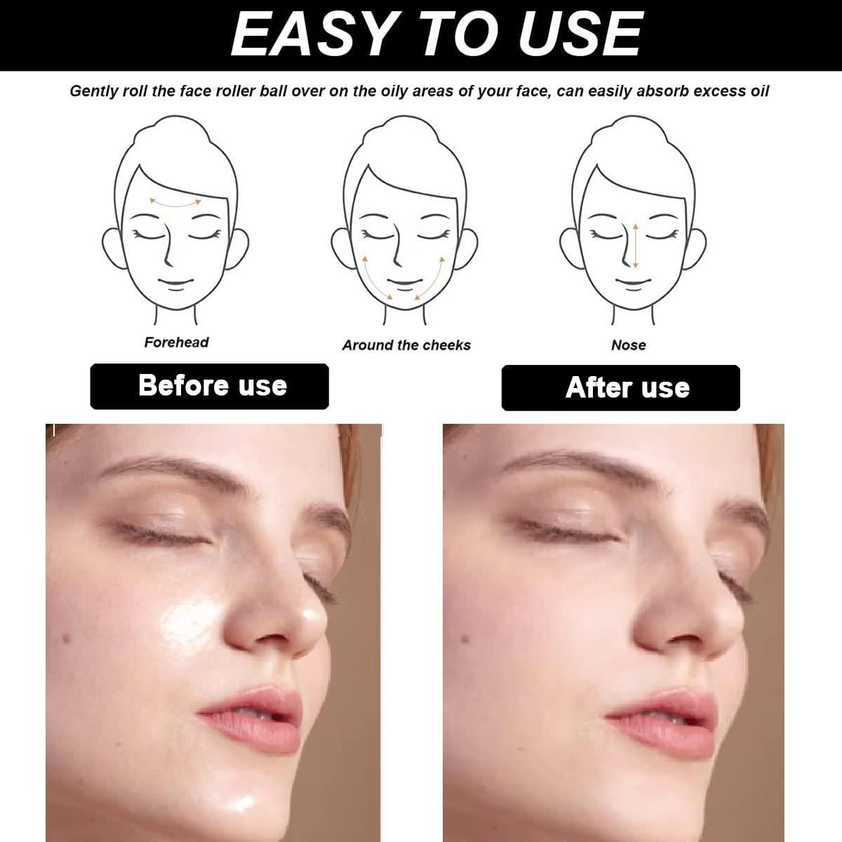 Set 2 Rodillos Faciales Volcánicos Absorbentes de Aceite Ngup Ray