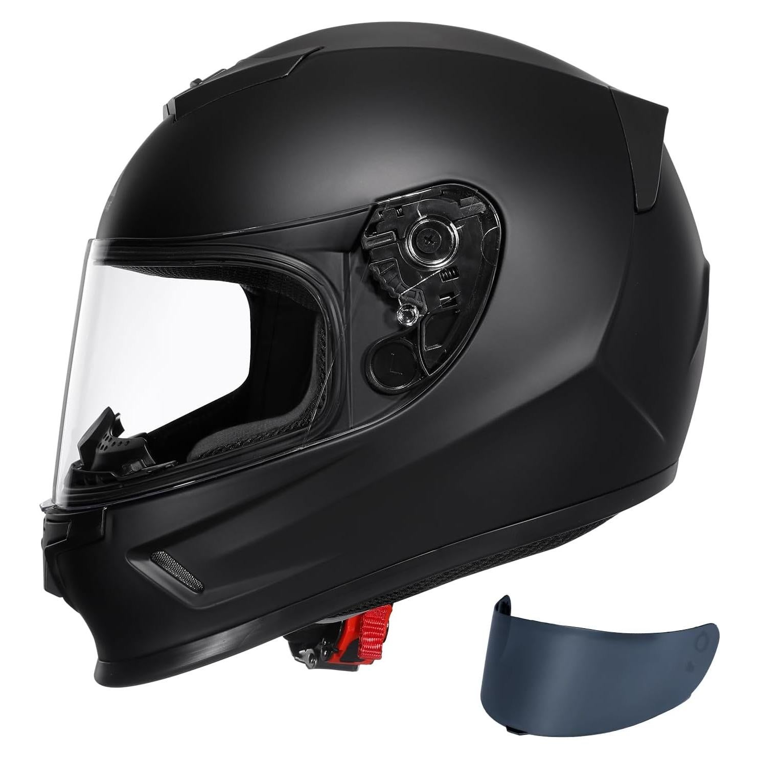 Casco Integral Ligero TRIANGLE Y002 para Niños Negro Mate