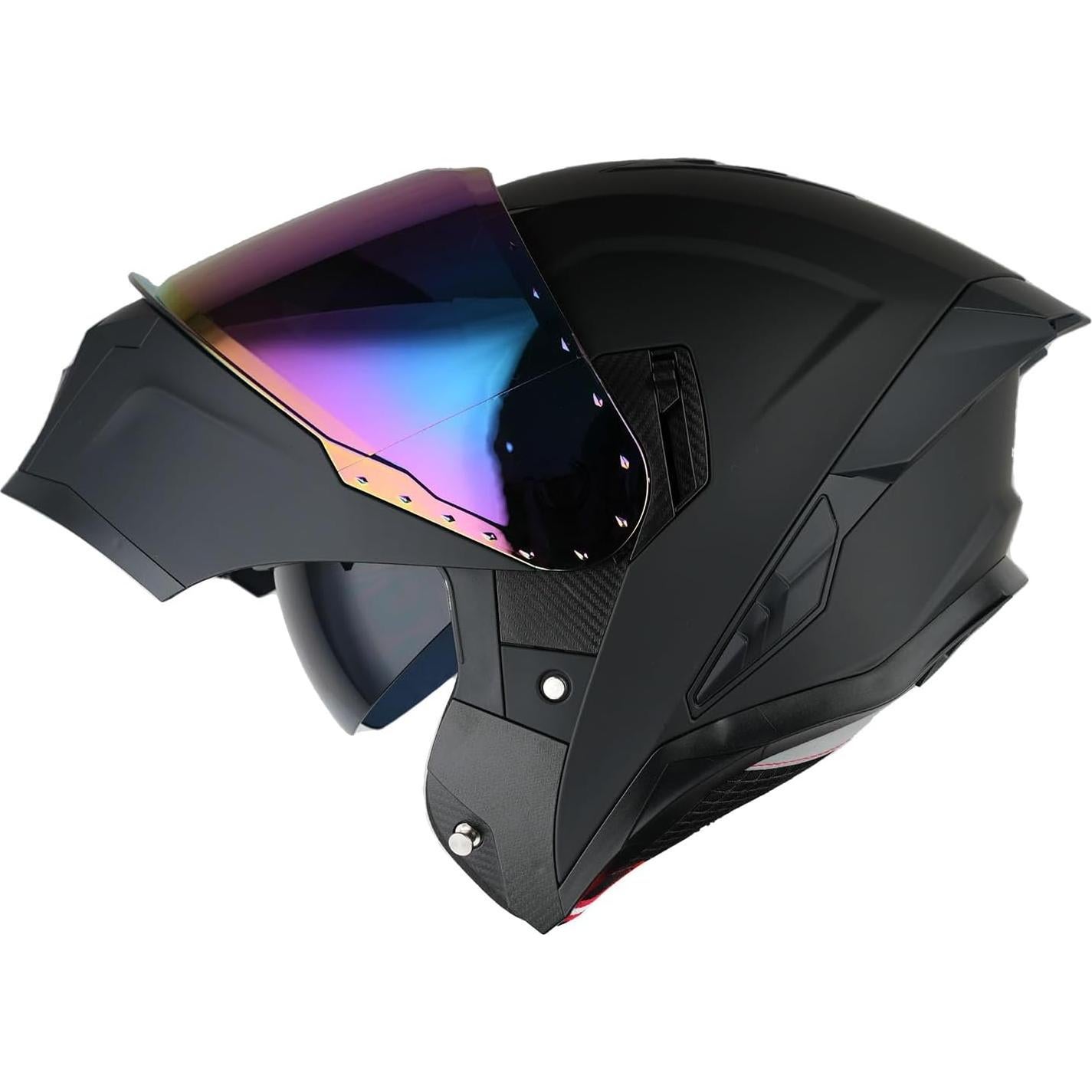 Casco Modular 1Storm KT928 para Motocicleta Doble Visor UV