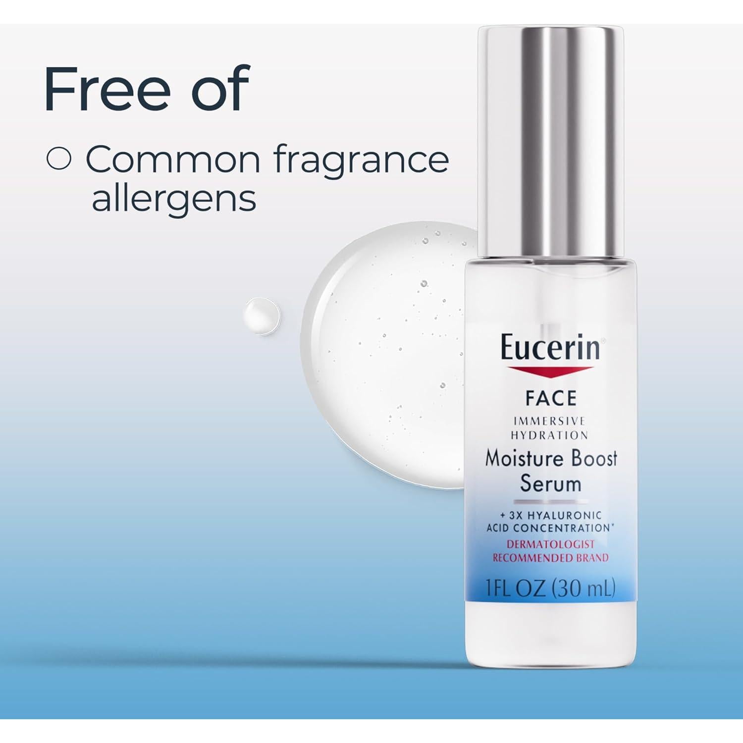 Suero Facial Eucerin 30 ml Hidratación Inmersiva Ácido Hialurónico