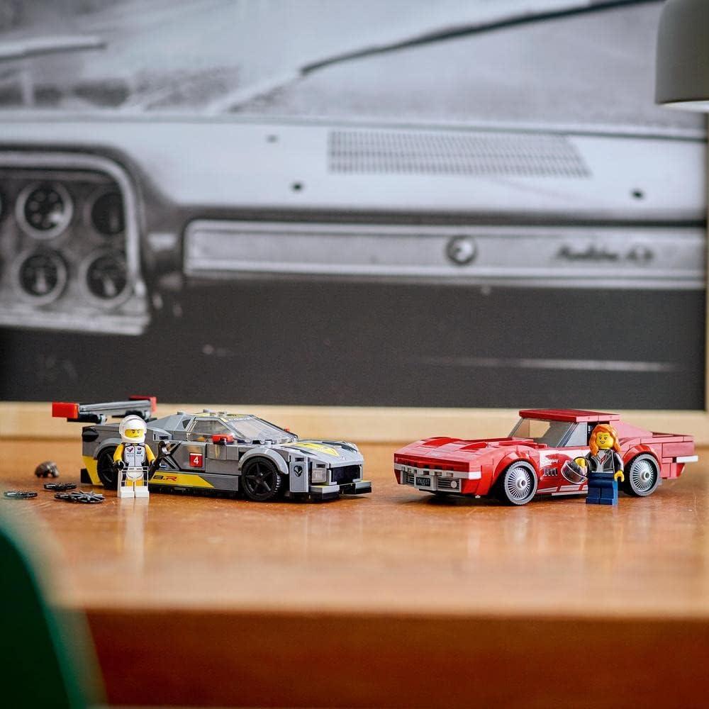 LEGO 76903 Campeones de Velocidad Chevrolet Corvette C8.R y 1969