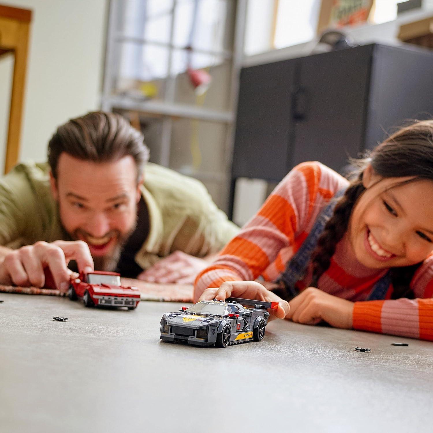LEGO 76903 Campeones de Velocidad Chevrolet Corvette C8.R y 1969