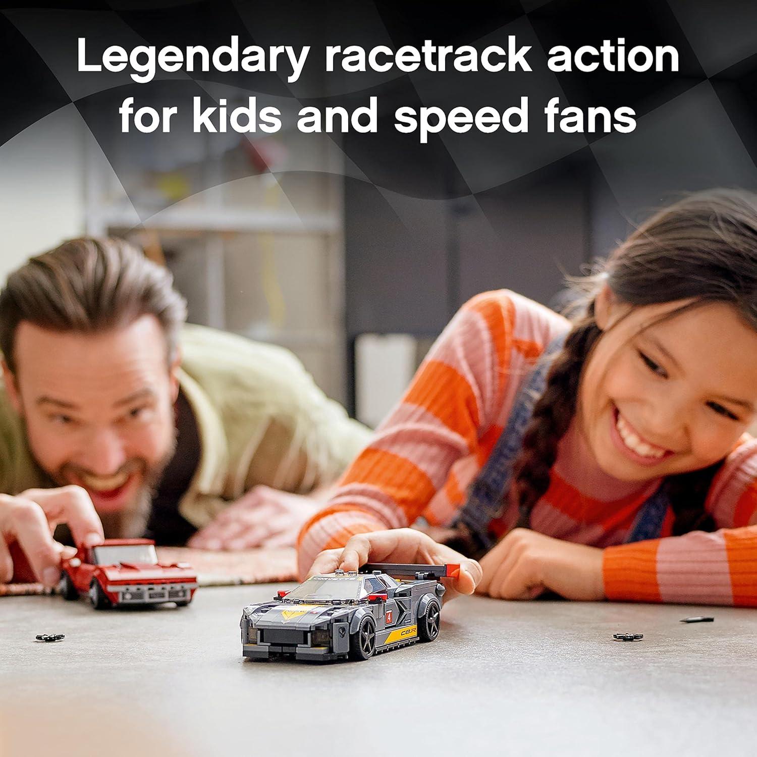 LEGO 76903 Campeones de Velocidad Chevrolet Corvette C8.R y 1969