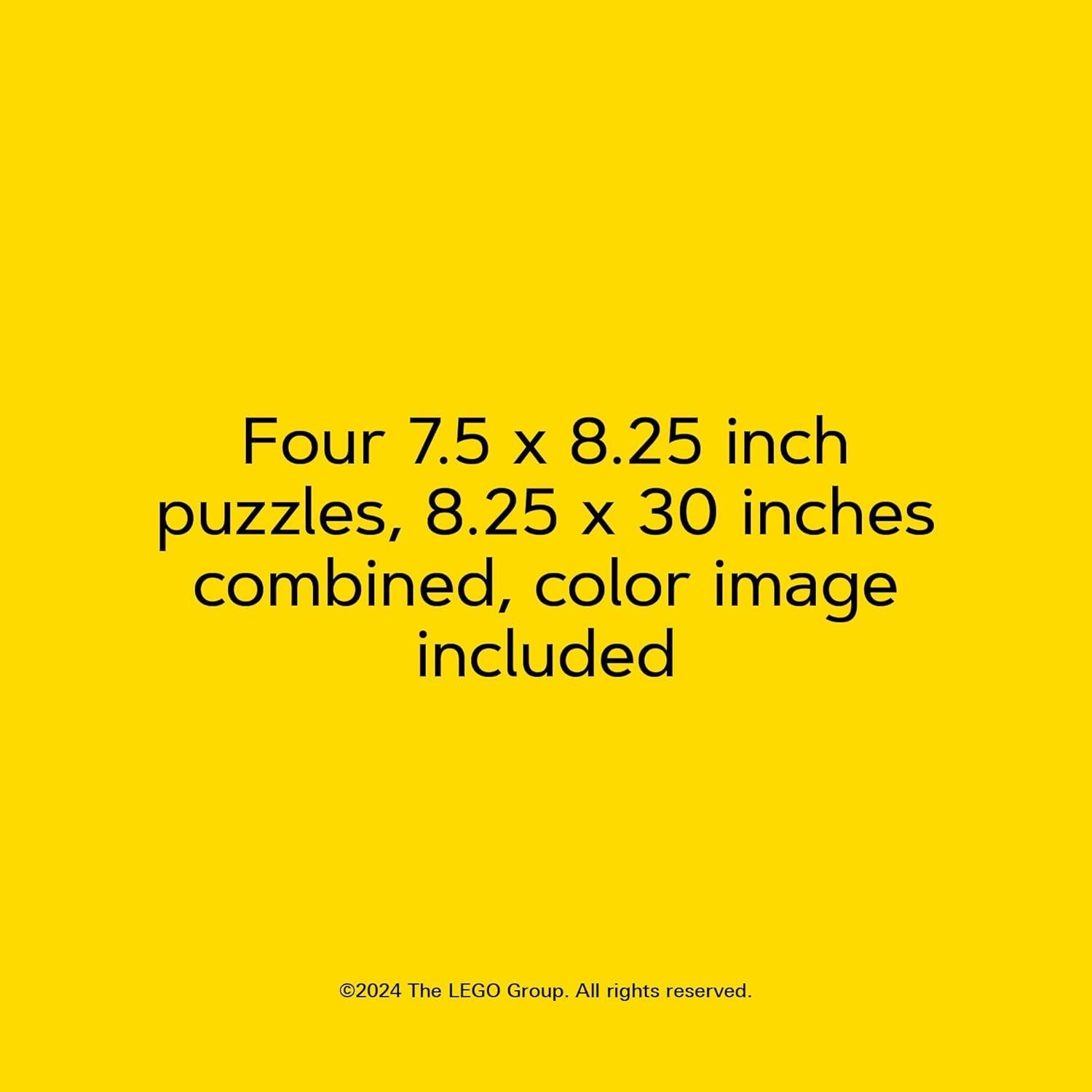 Rompecabezas Navidad LEGO 4x100 Piezas Árbol Decorado