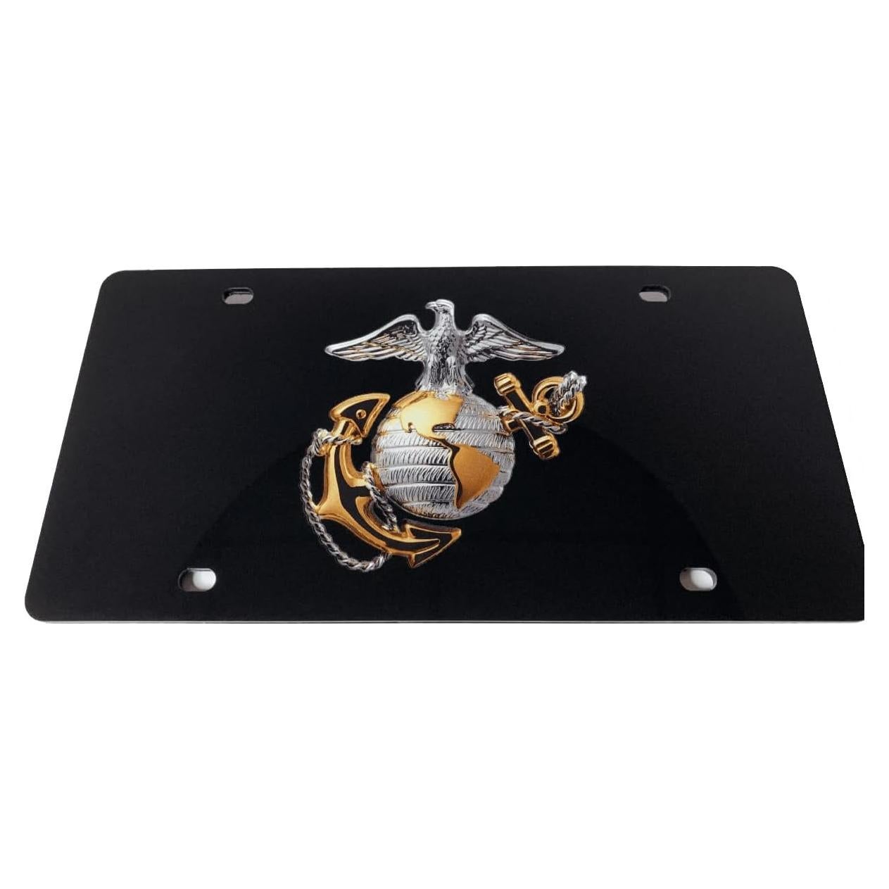 Placa de Licencia Acrílica Eurosport Daytona 15x30cm Dorada