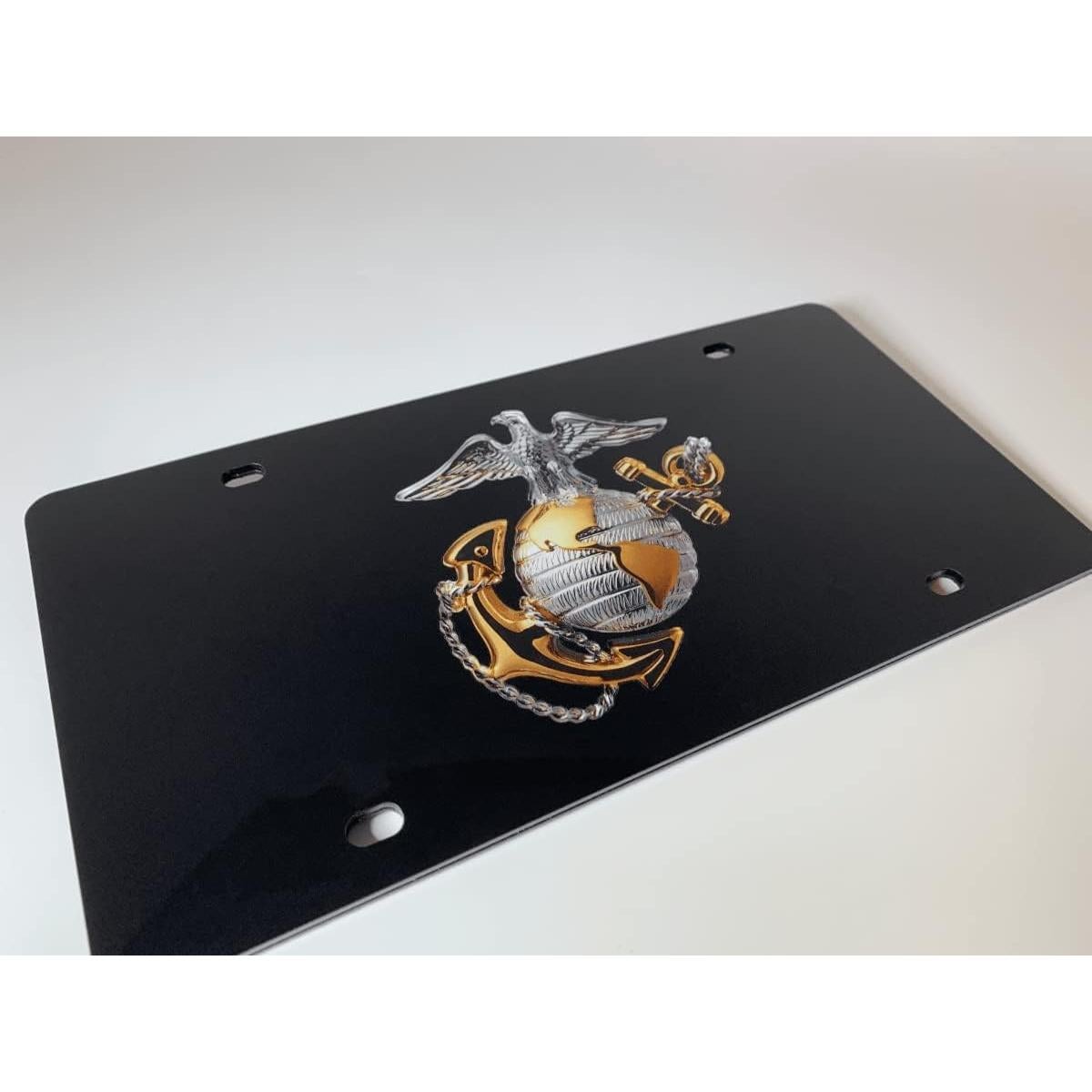 Placa de Licencia Acrílica Eurosport Daytona 15x30cm Dorada