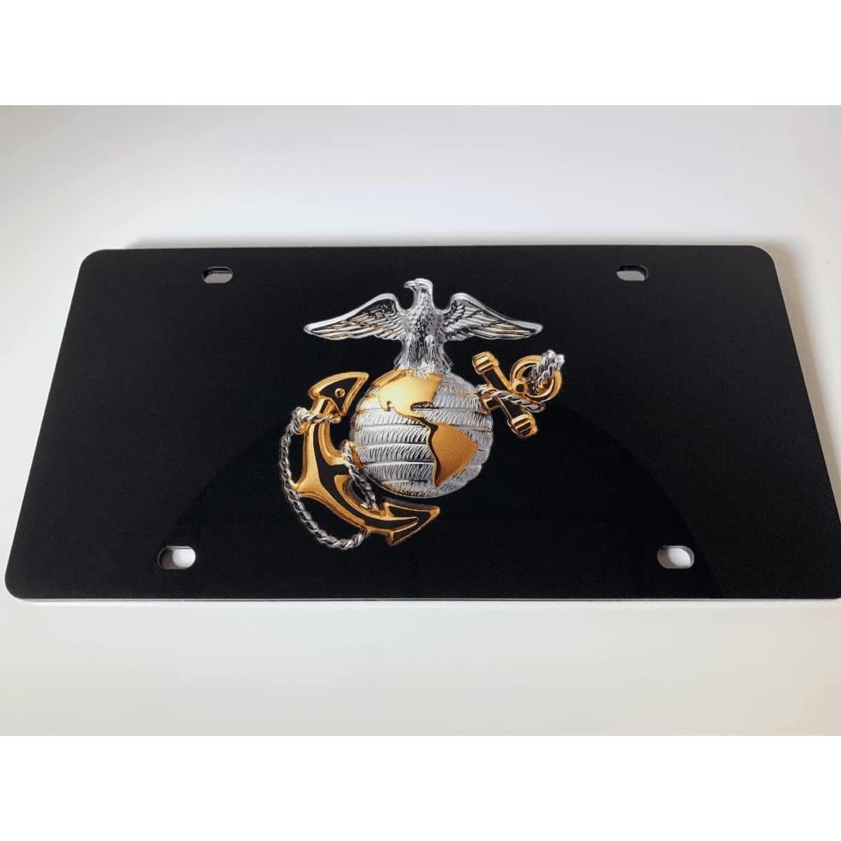 Placa de Licencia Acrílica Eurosport Daytona 15x30cm Dorada