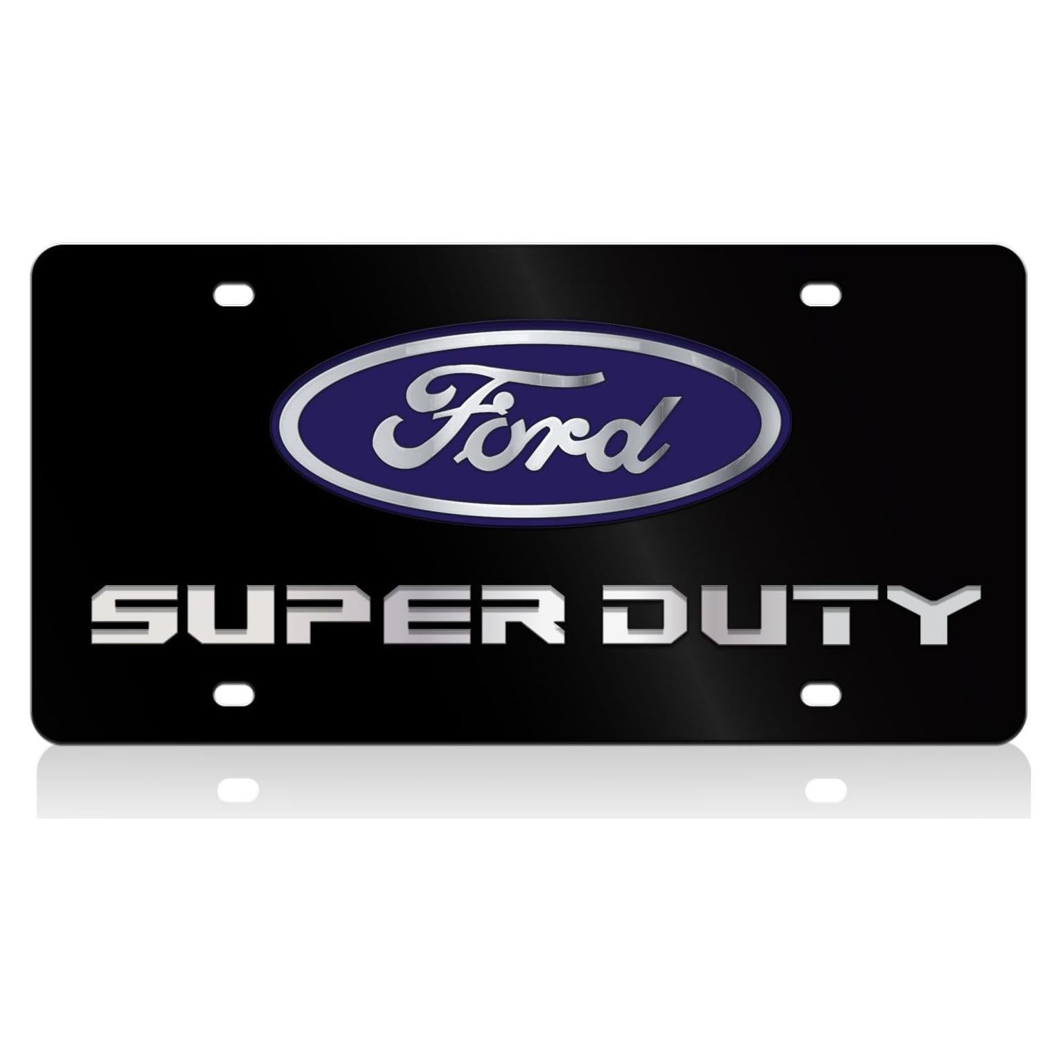 Placa de Licencia Acrílica Eurosport Daytona 30.48x15.24cm Negra