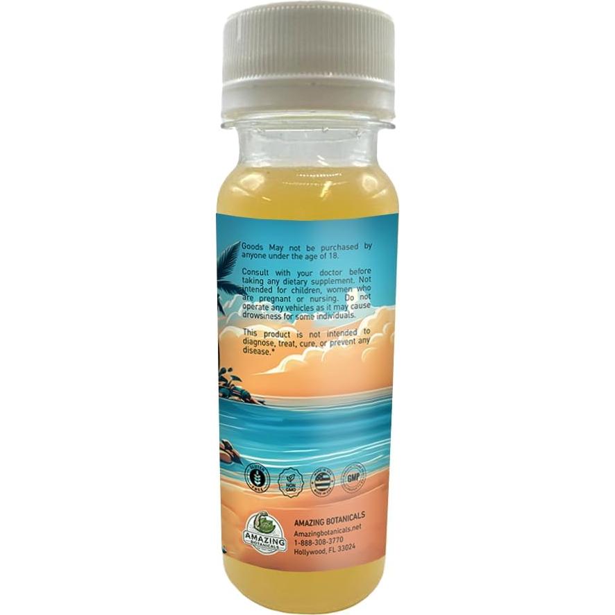 Disparo Zen de la Naturaleza Kava Kava 2oz Sabor Pina Colada