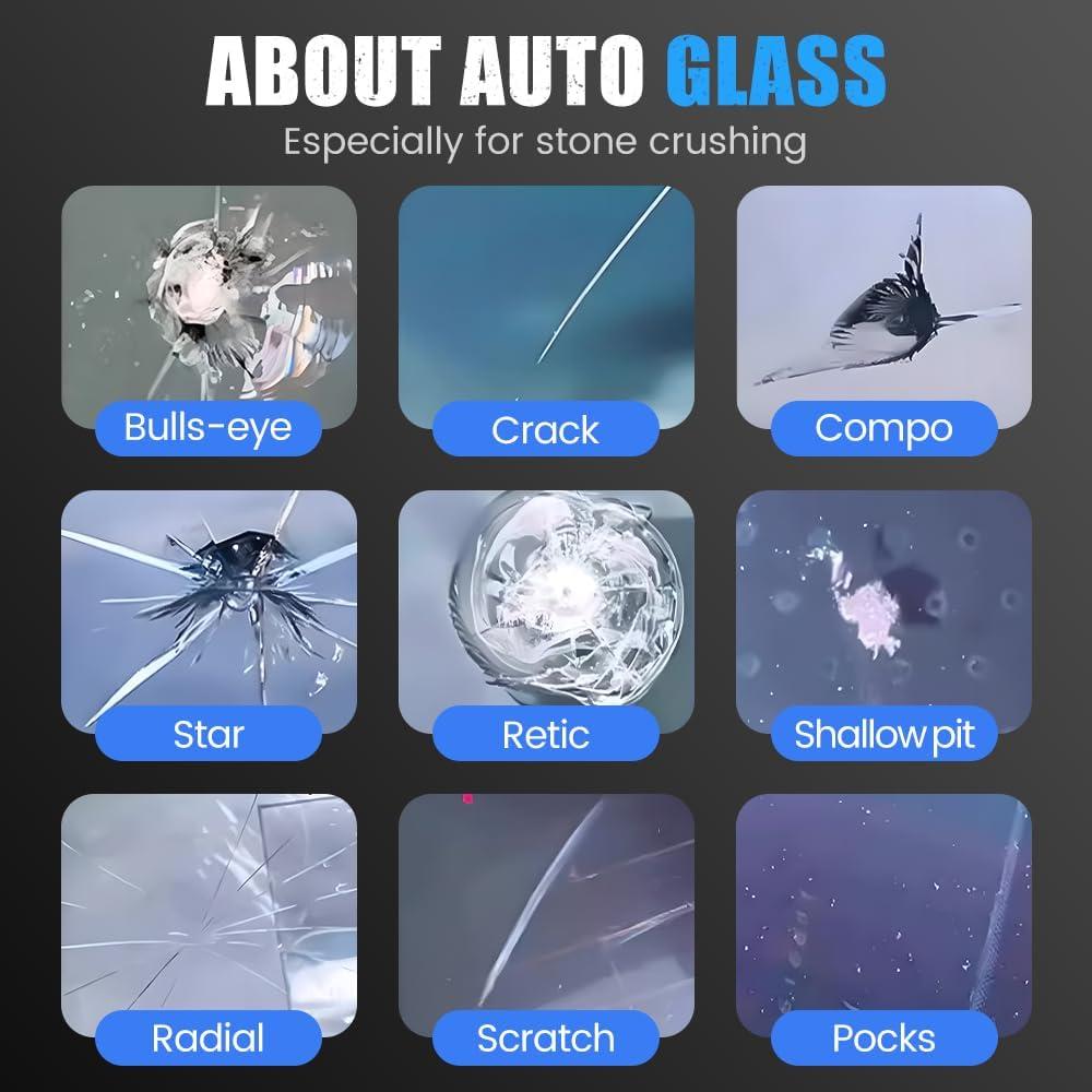 Kit de Reparación de Grietas en Parabrisas OZDOZD 20 ml