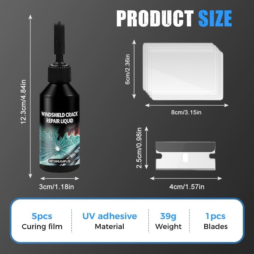 Kit de Reparación de Grietas en Parabrisas OZDOZD 20 ml