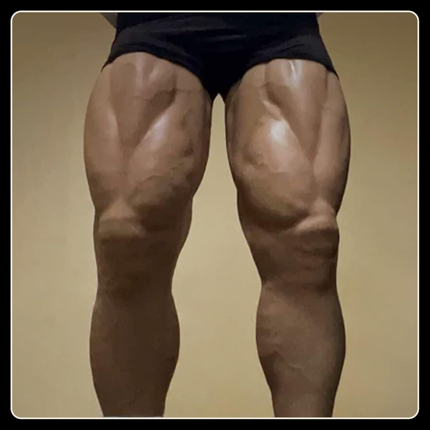 Pantalones de Musculo de Silicona SMITIZEN para Hombres - Negro