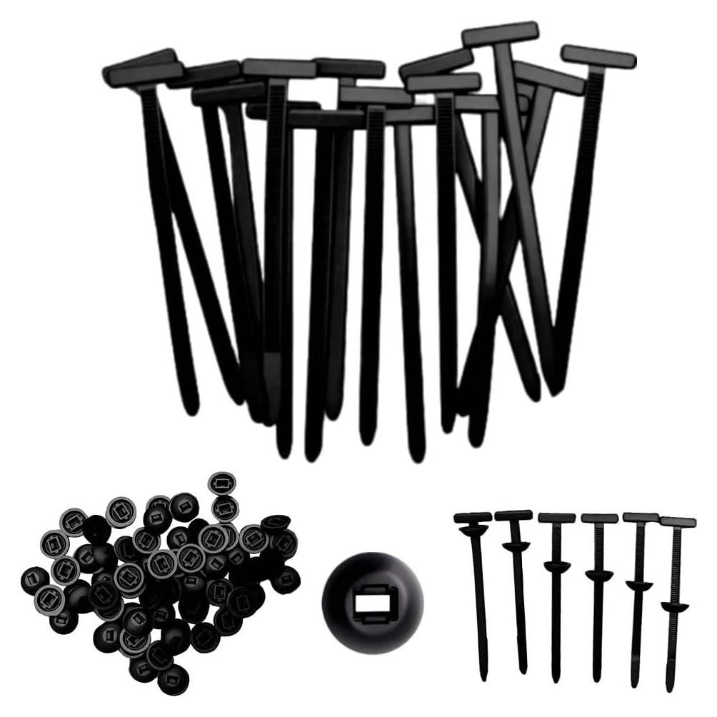 Hebilla de Brida Universal de Nylon QITELL 20 Pcs 9 cm