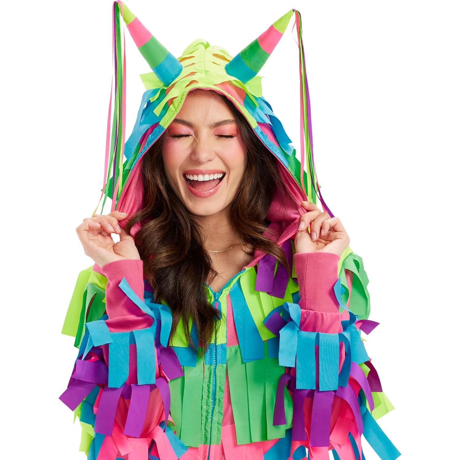 Disfraz de Halloween Tipsy Elves Mono Piñata Multicolor