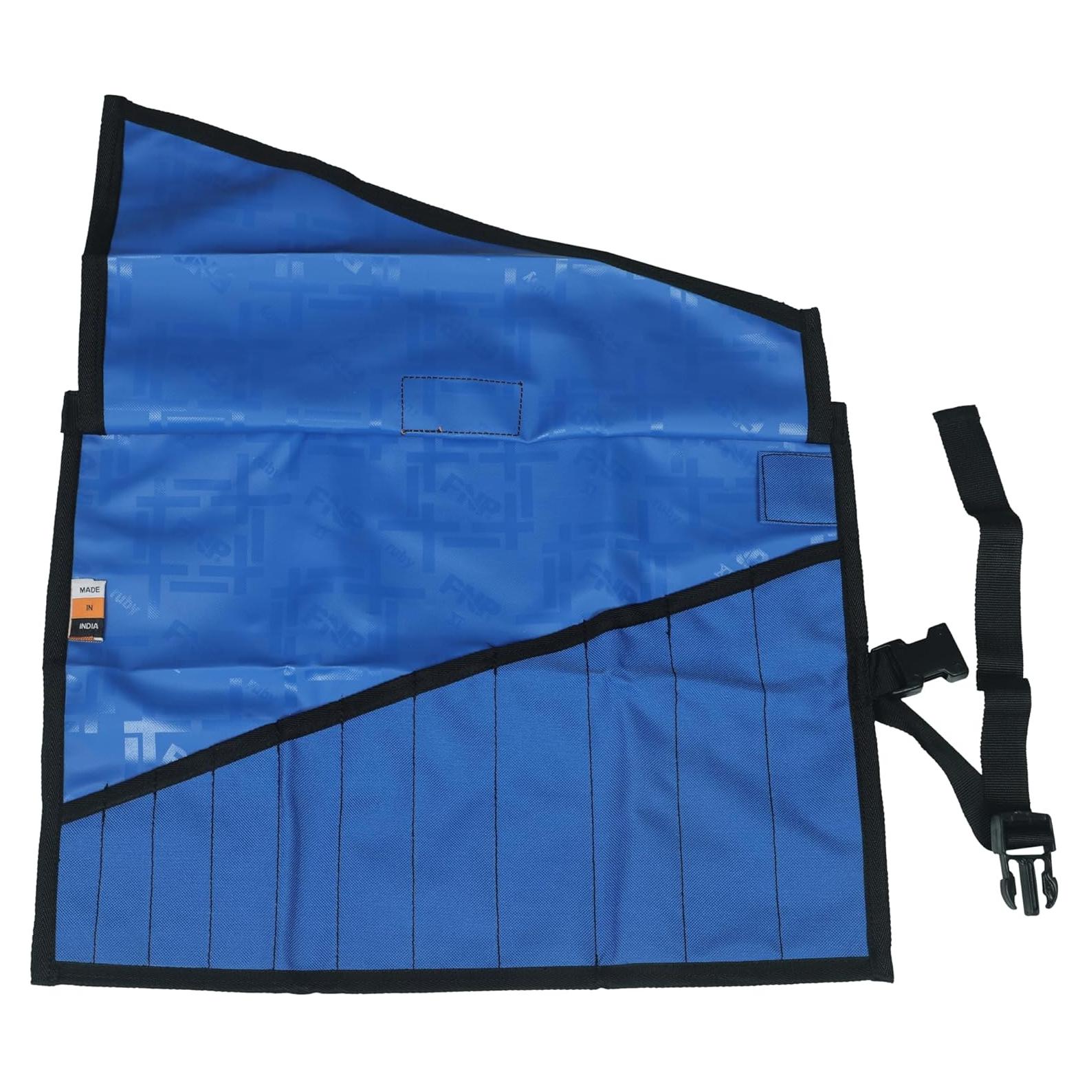 Cartera de Llaves BULL TOOLS 11 Bolsillos Lona Algodón Azul
