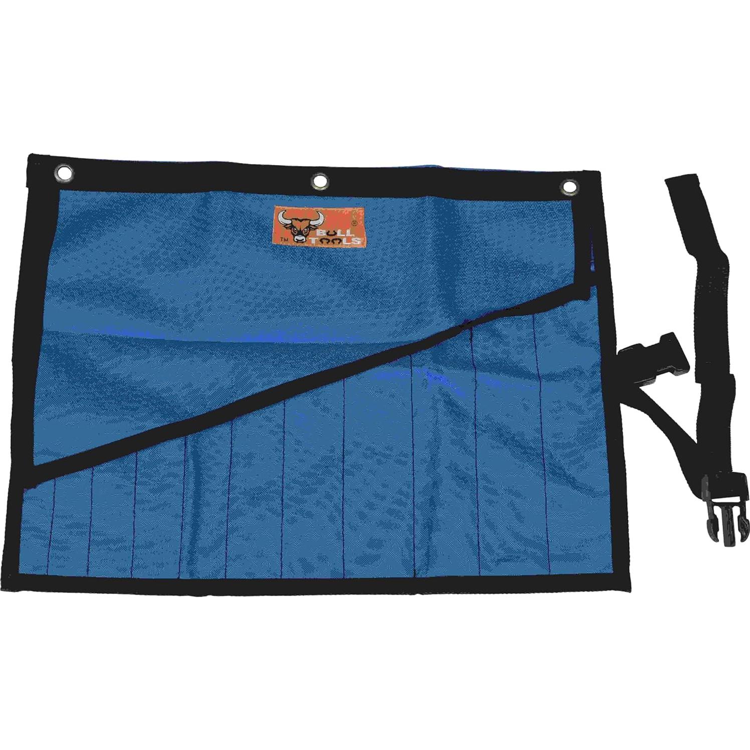 Cartera de Llaves BULL TOOLS 11 Bolsillos Lona Algodón Azul