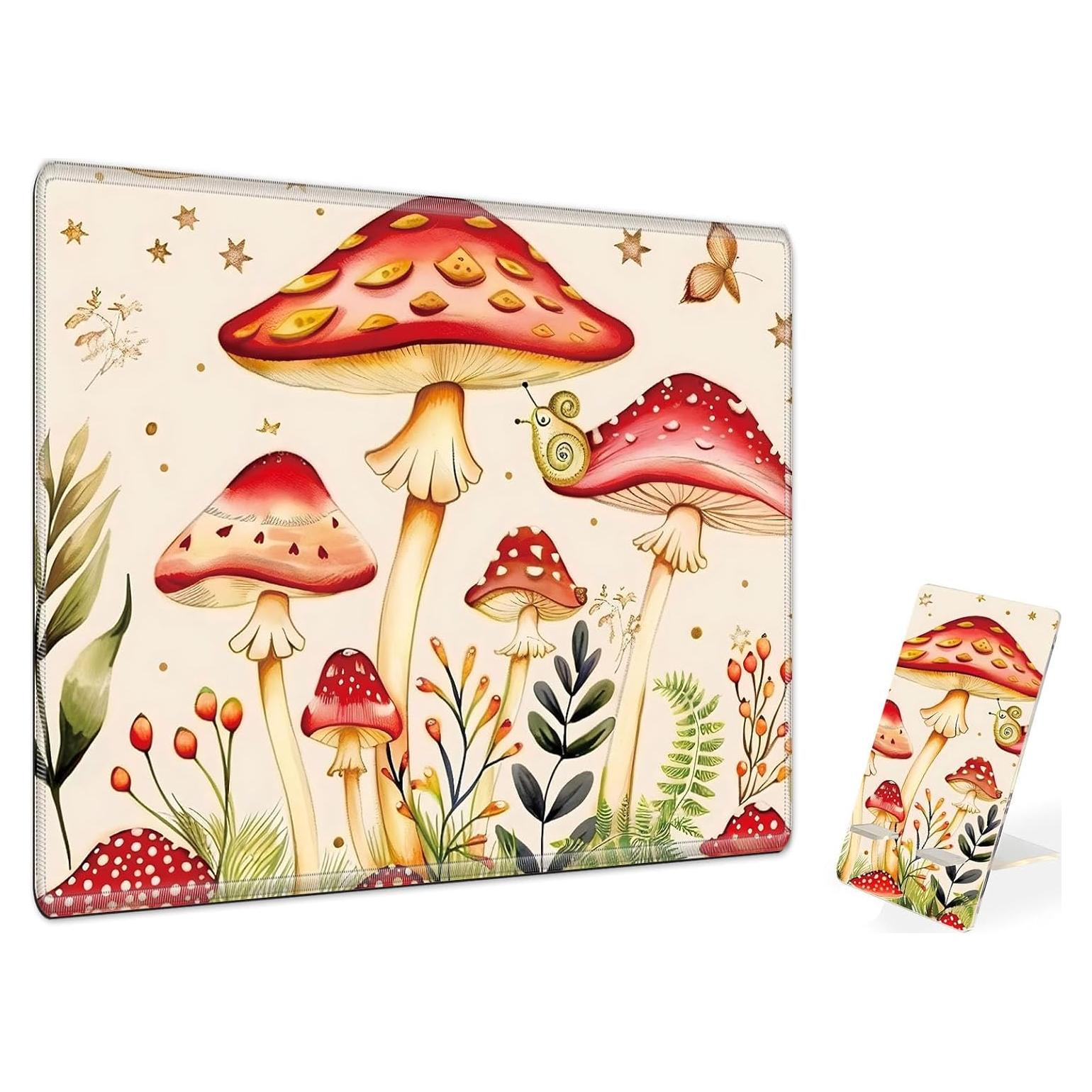 Alfombrilla de Ratón FXIANGWL Cuadrada con Soporte para Teléfono