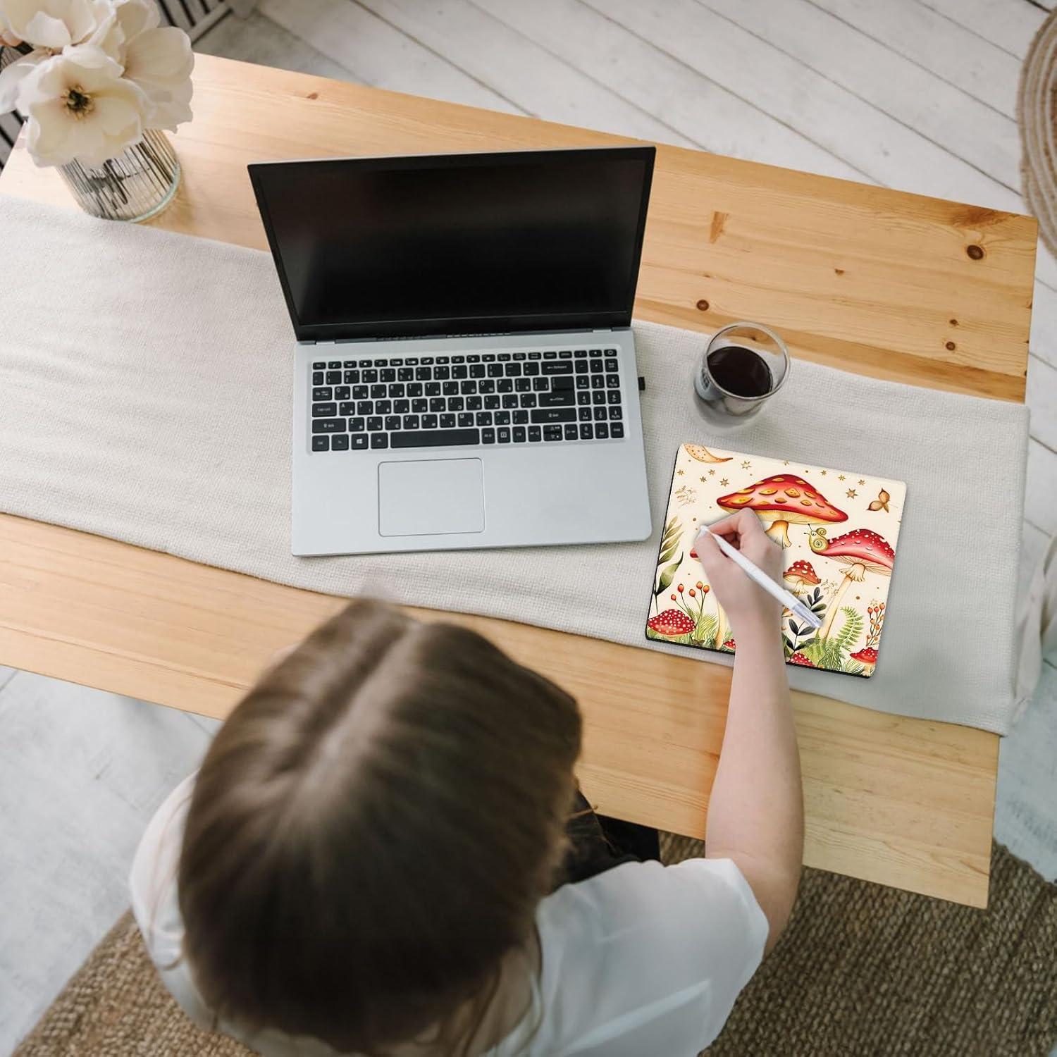 Alfombrilla de Ratón FXIANGWL Cuadrada con Soporte para Teléfono