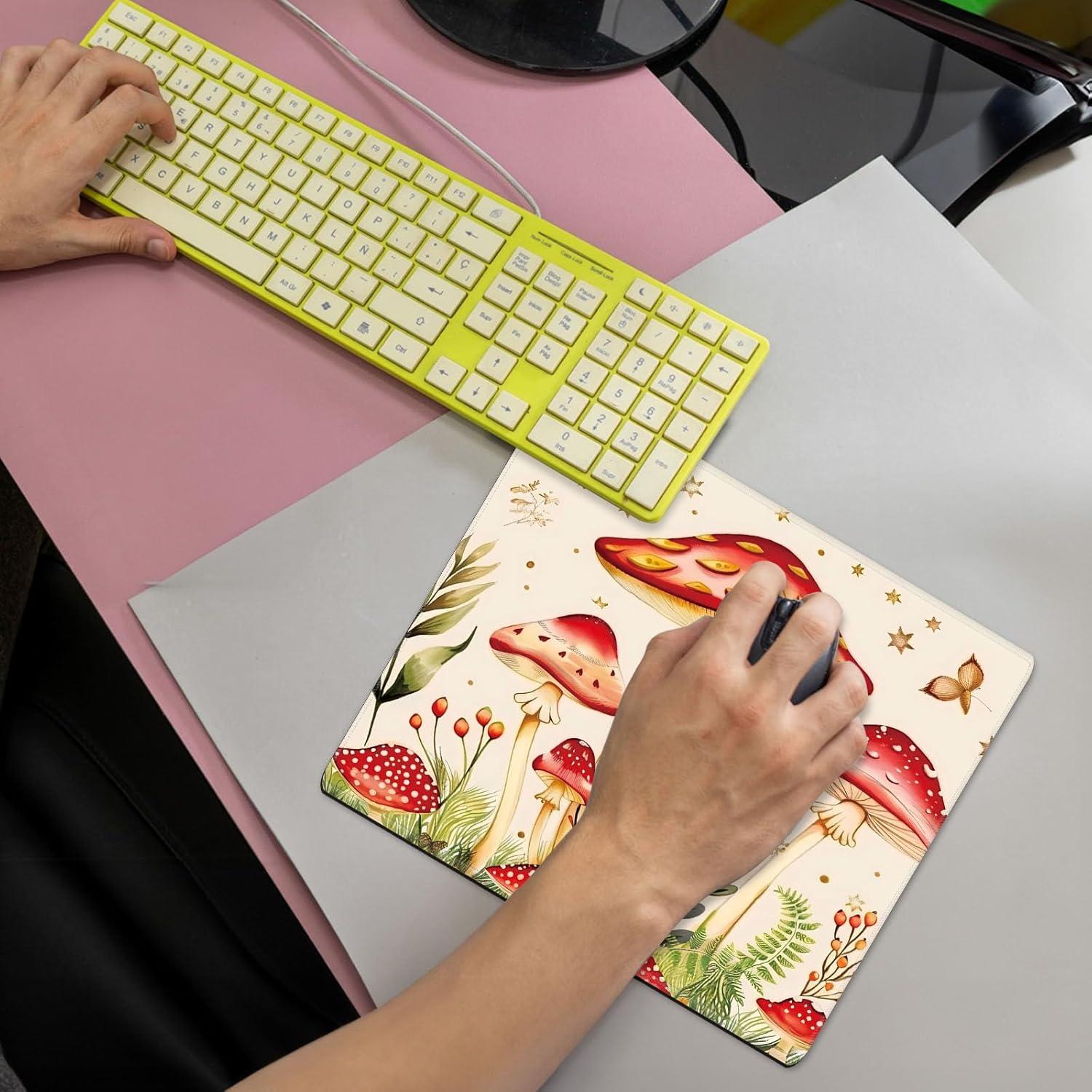 Alfombrilla de Ratón FXIANGWL Cuadrada con Soporte para Teléfono