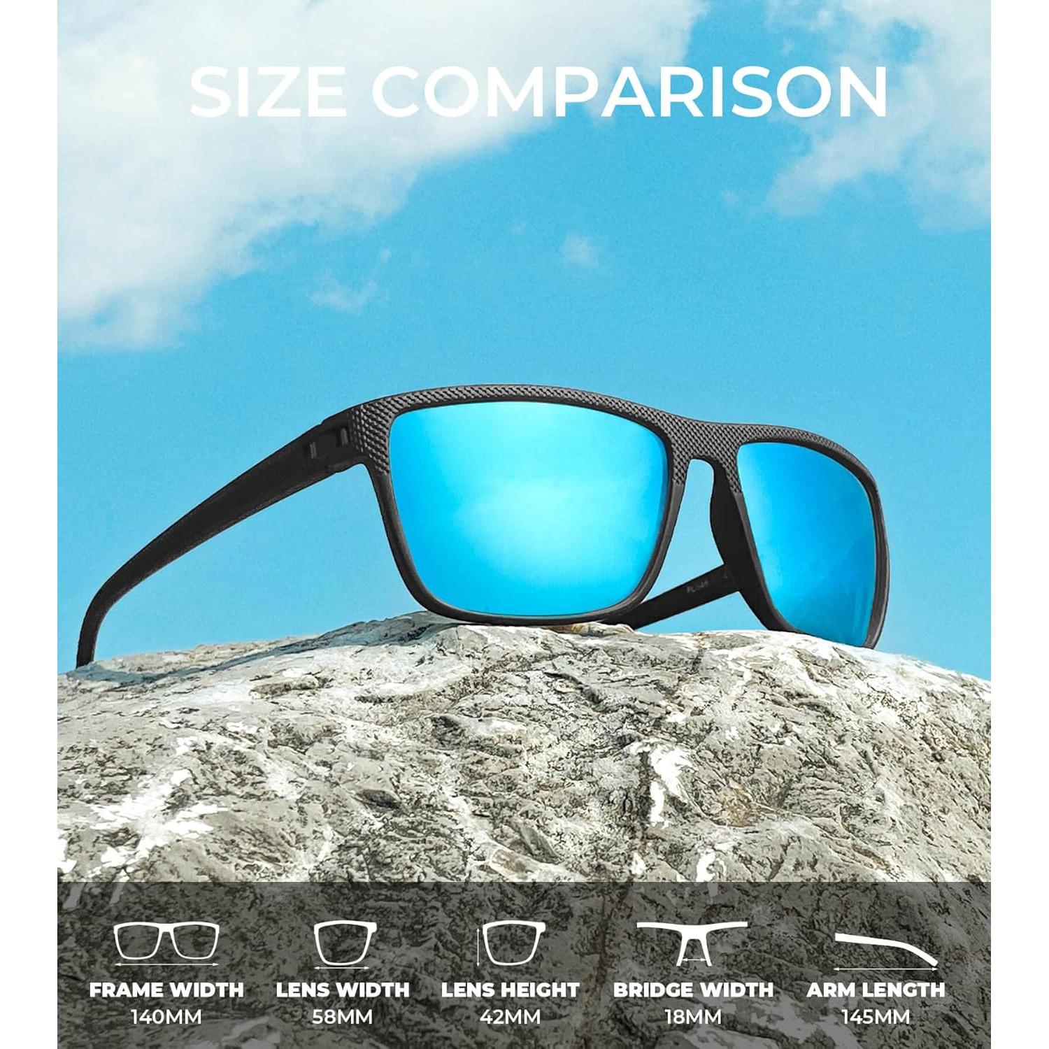 Gafas de sol KALIYADI polarizadas UV400 para hombres - 3 colores