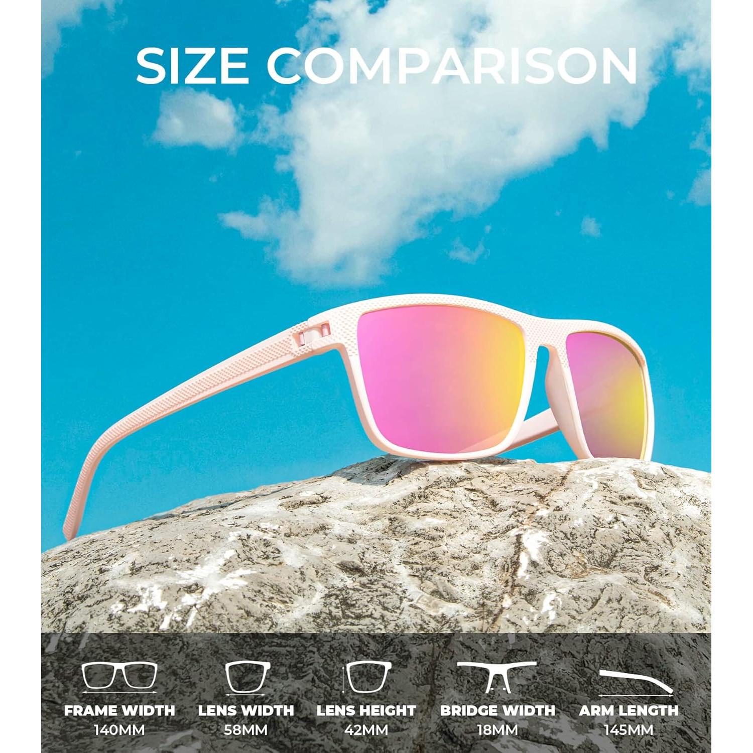 Gafas de sol KALIYADI polarizadas UV400 para hombres 3 pack