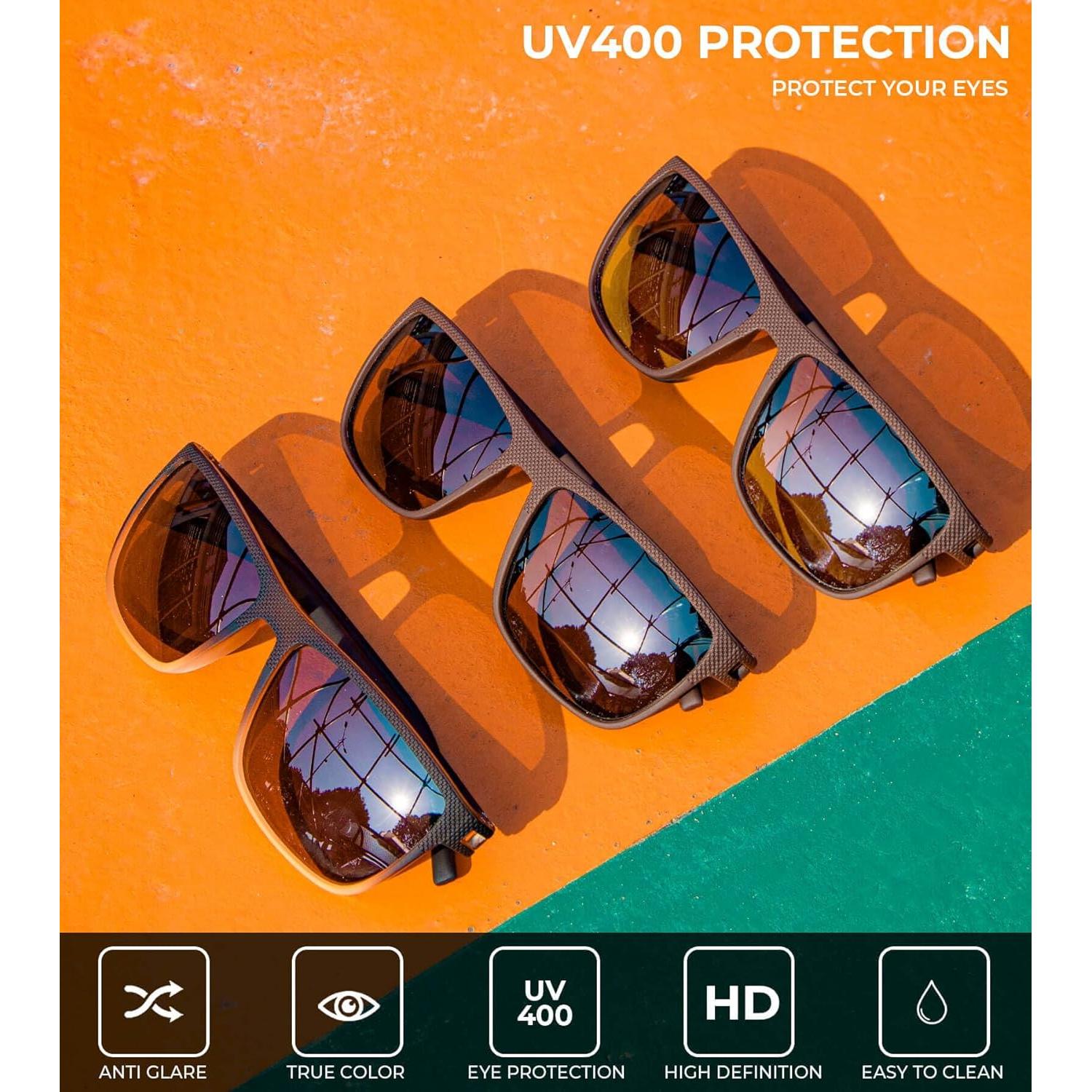 Gafas de sol KALIYADI polarizadas UV400 para hombres