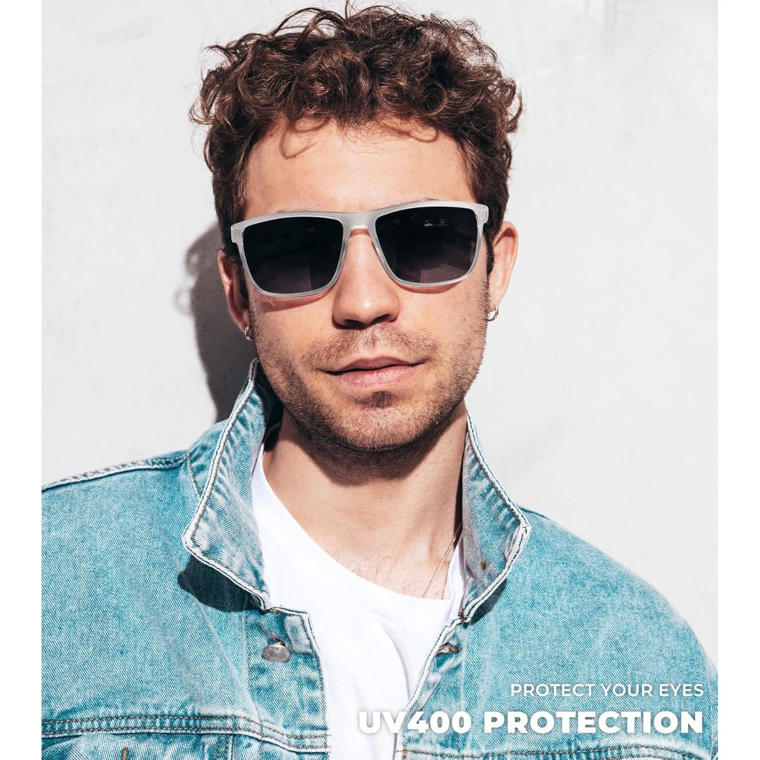 Gafas de sol KALIYADI polarizadas UV400 para hombres - Paquete de 3