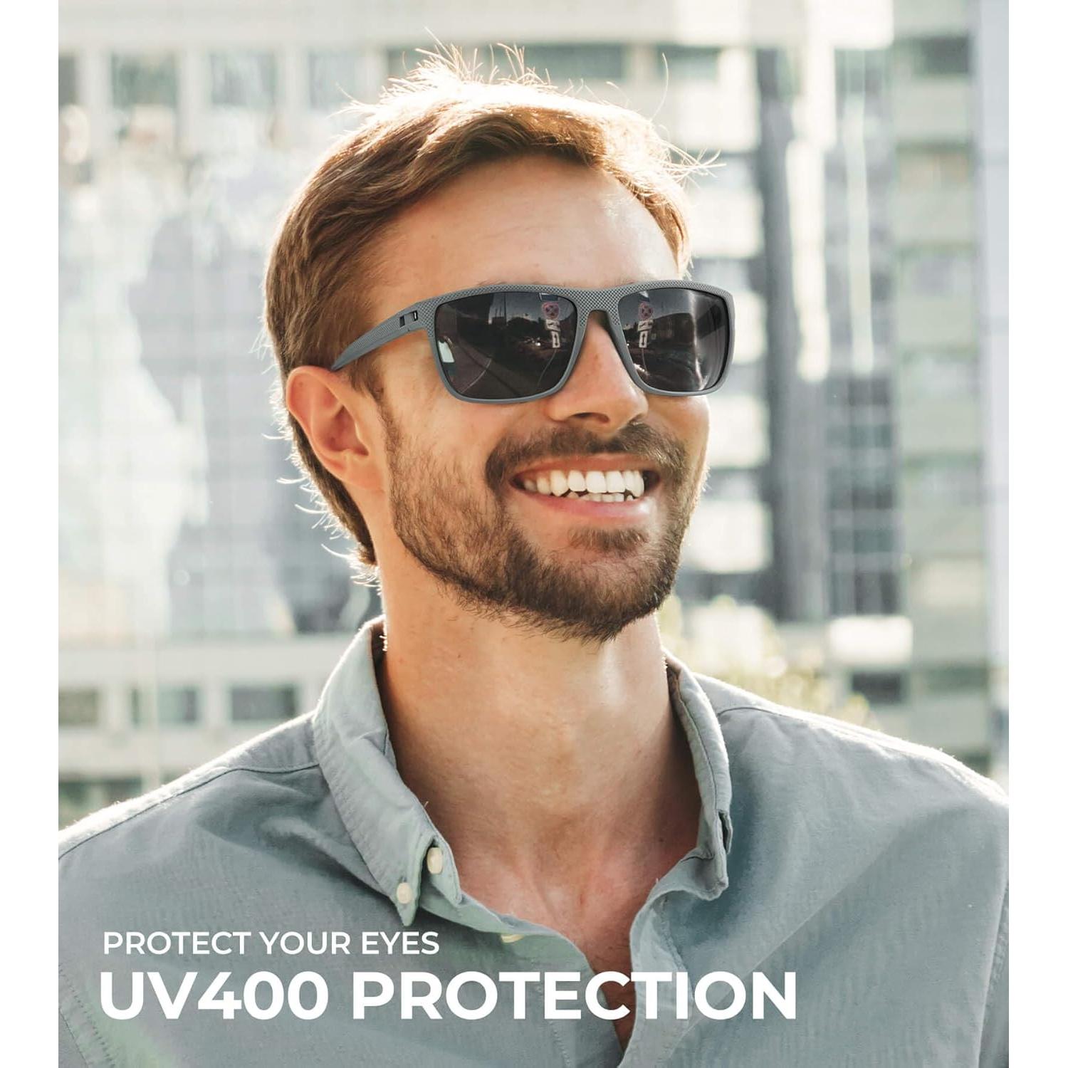 Gafas de sol KALIYADI polarizadas UV400 para hombres - 3 colores