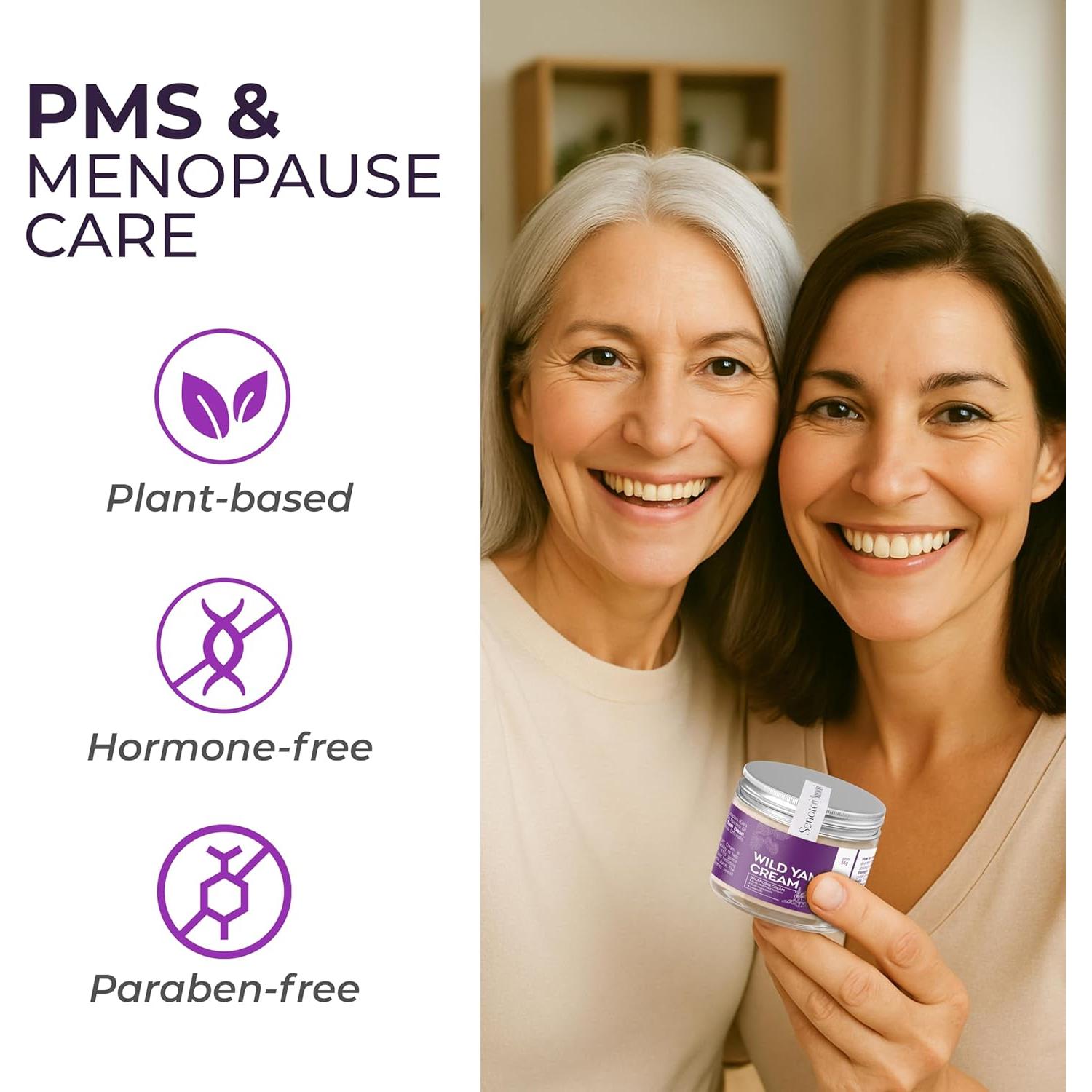 Crema de Ñame Silvestre Bat Phuc 60ml - Alivio Menopausia y PMS