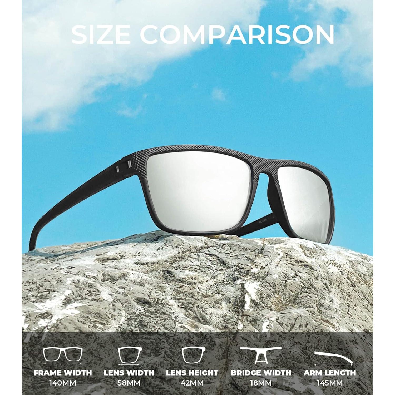 Gafas de sol KALIYADI polarizadas UV400 3 Pack clásico