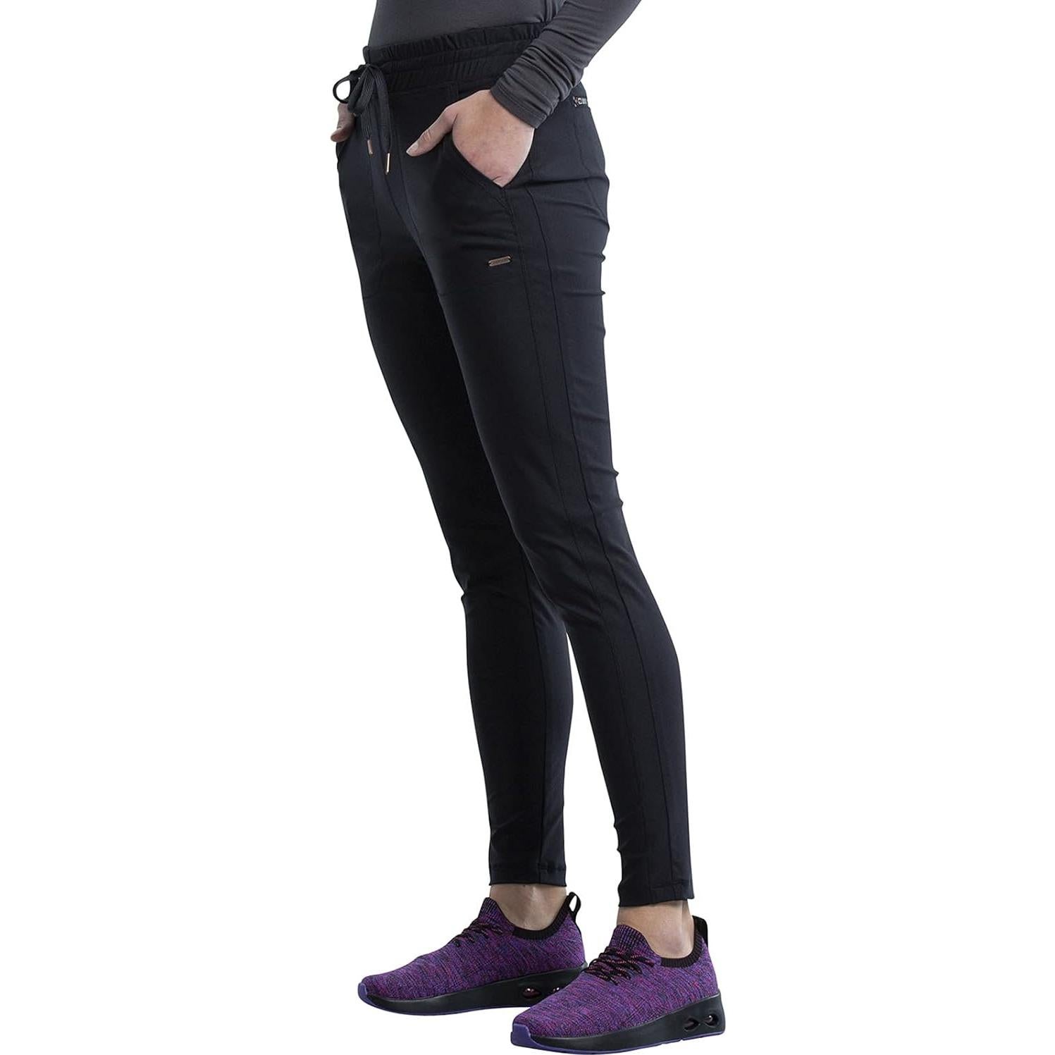 Pantalón de Scrub Cherokee FORM CK095P Mujer Petite Negro