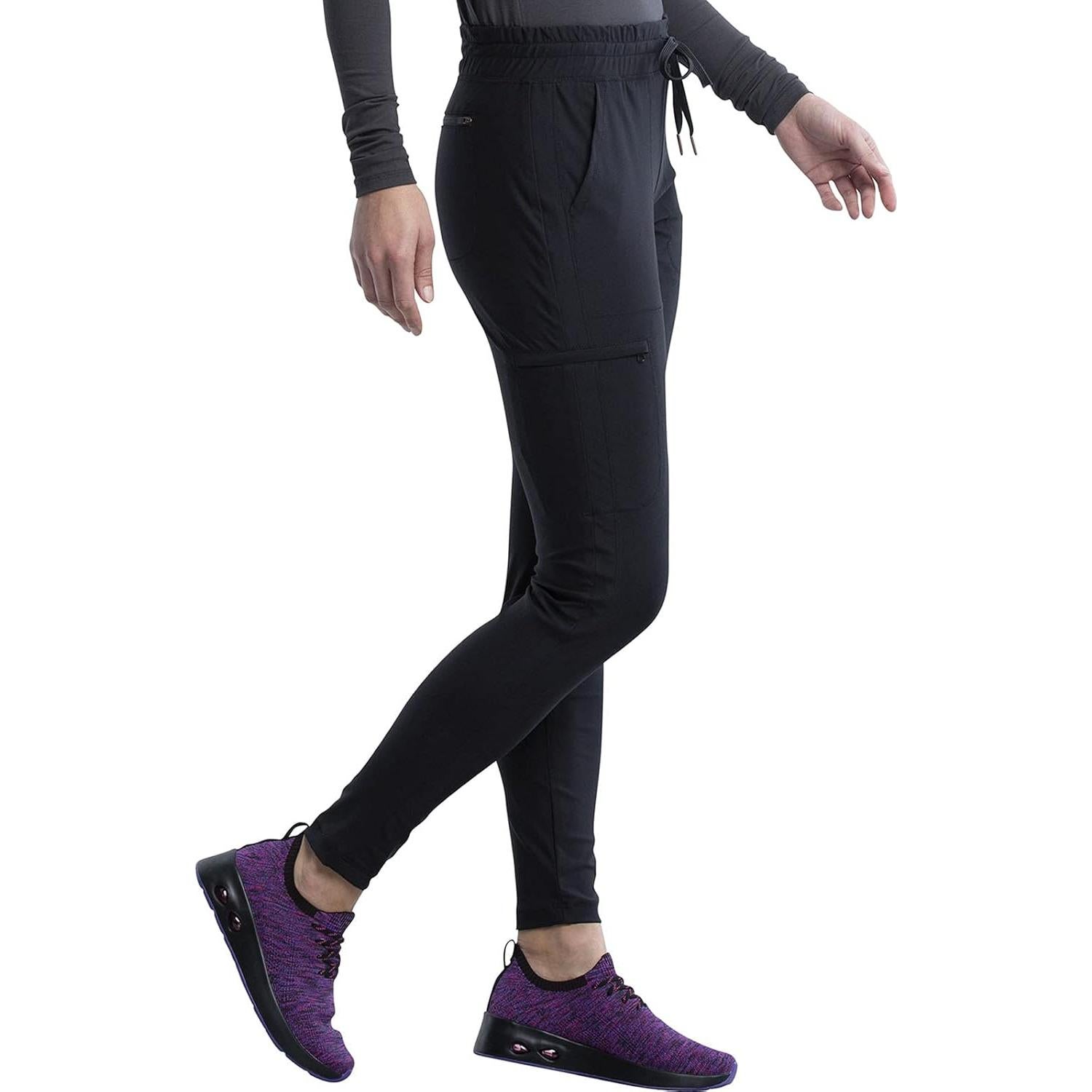 Pantalón de Scrub Cherokee FORM CK095P Mujer Petite Negro